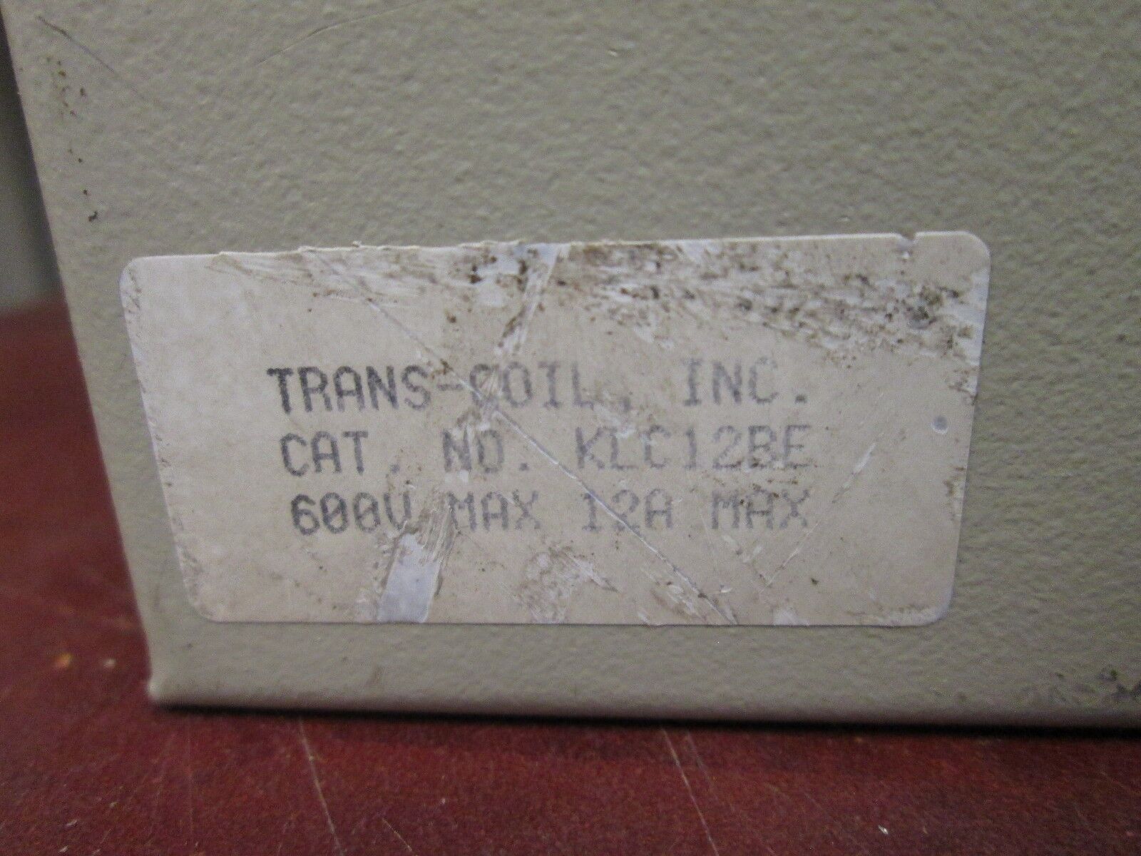 TCI dV/dTGuard KLC Output Filter KLC12BE 600V Max 12A Max 3Ph Used