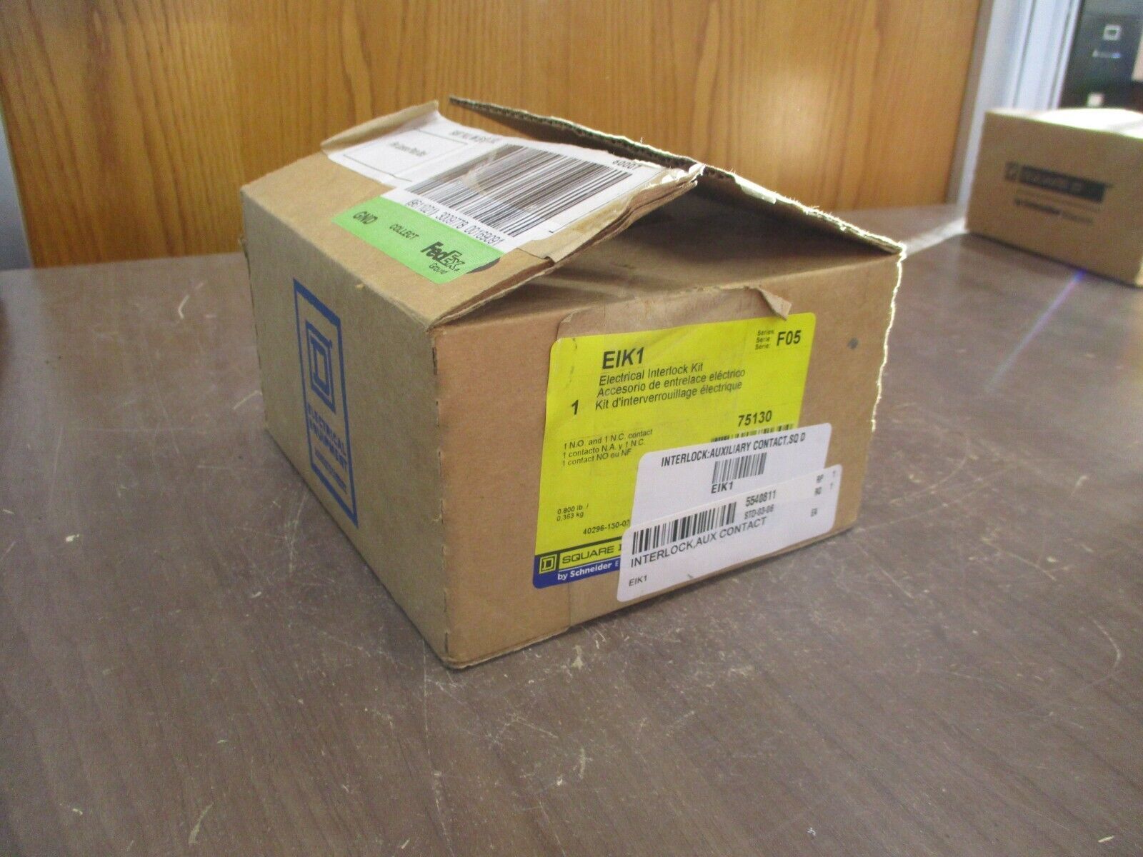 Square D Electrical Interlock Kit EIK1 Ser. F05 1 N.O. 1 N.C. New Surplus