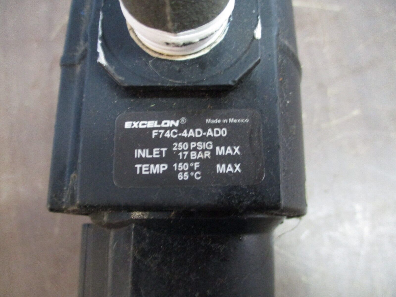 Norgren Excelon Filter F74C-4AD-AD0 250PSIG 150°F Used