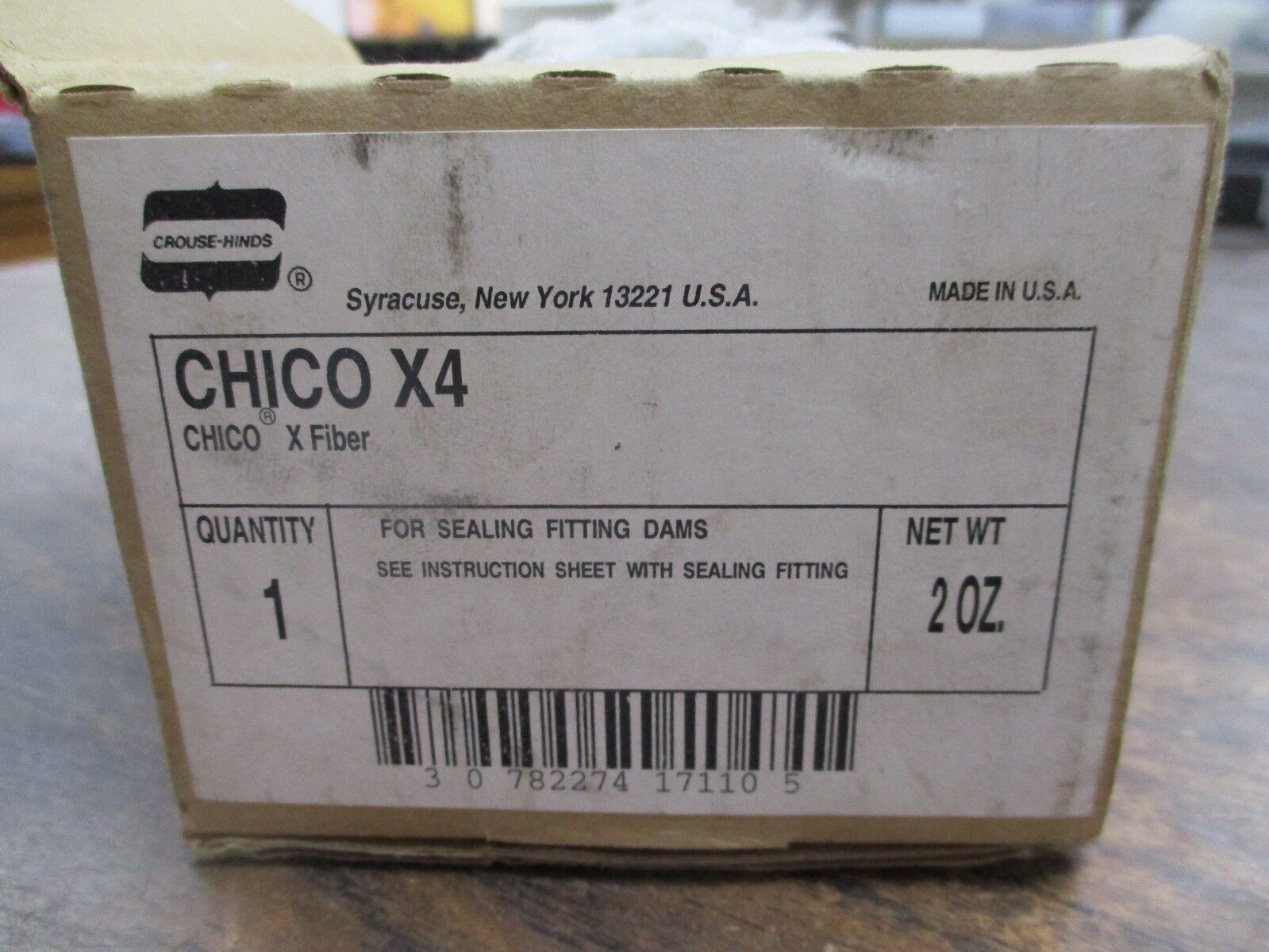 Crouse-Hinds Chico X-Fiber Chico X4 2 Oz. For Sealing / Fitting Dams