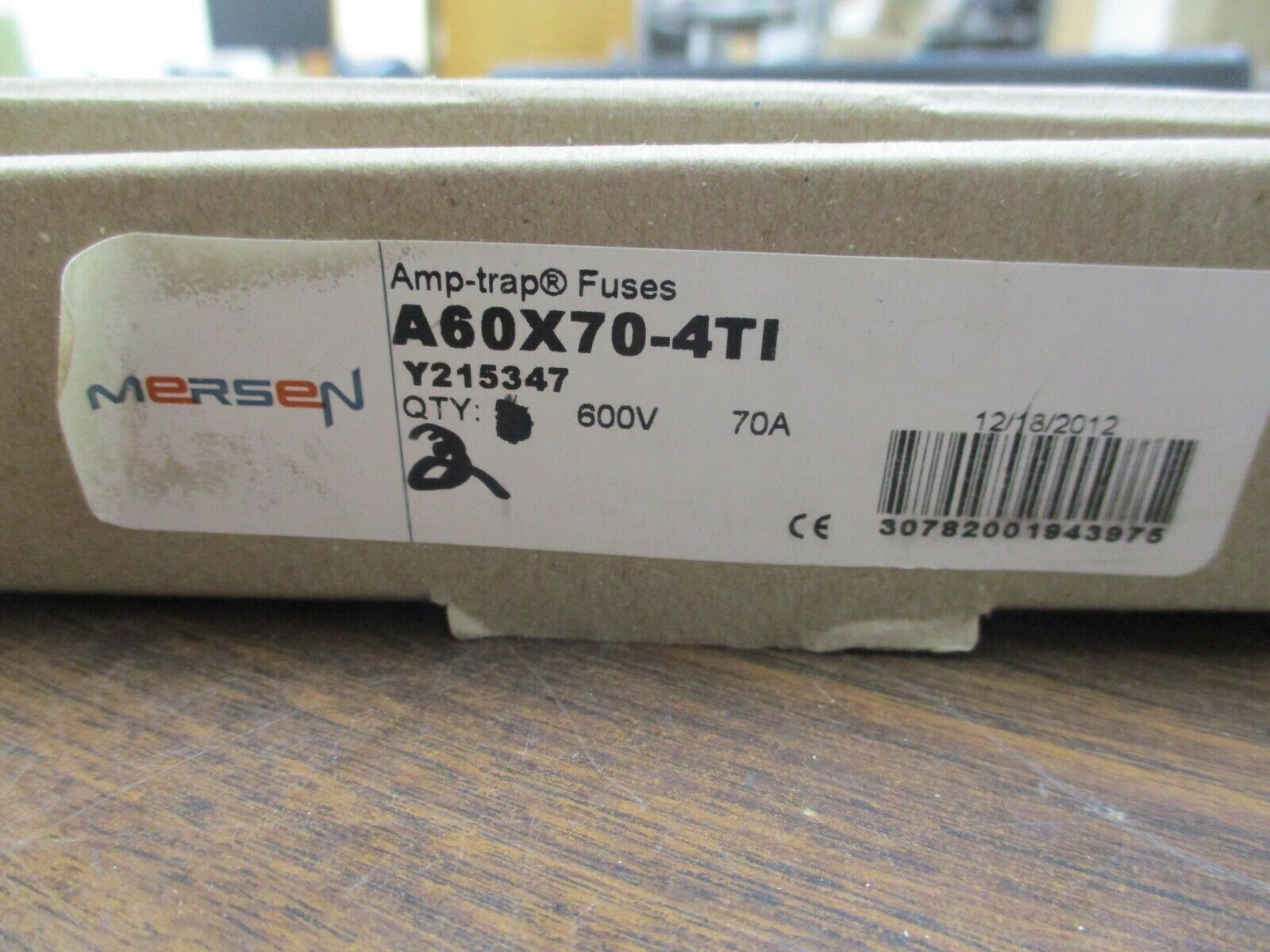 Mersen Amp-Trap Fuse A60X70-4TI 70A 600V *Box of 2* New Surplus
