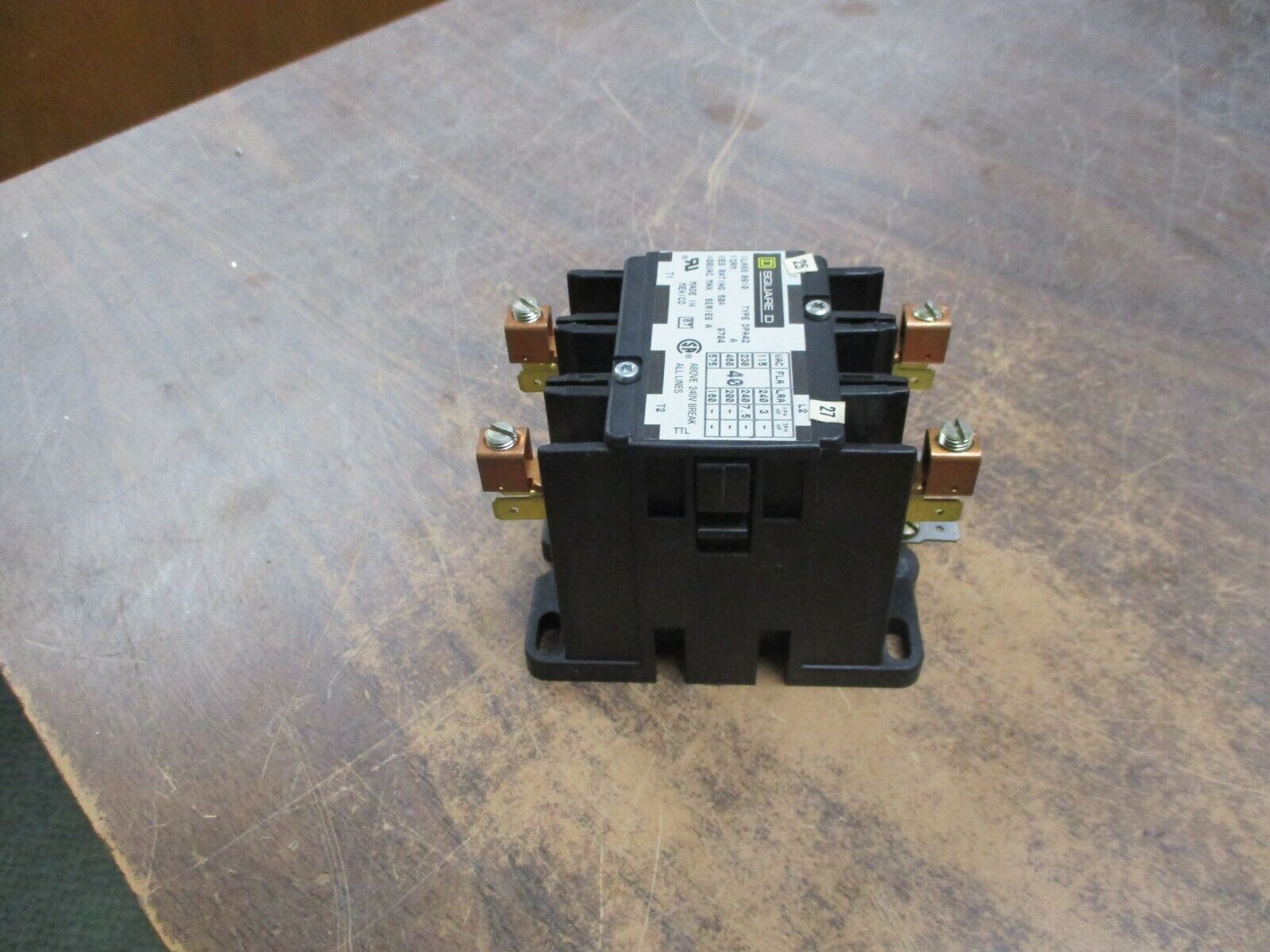 Square D Contactor 8910 DPA42 120V Coil 40A 600V Used