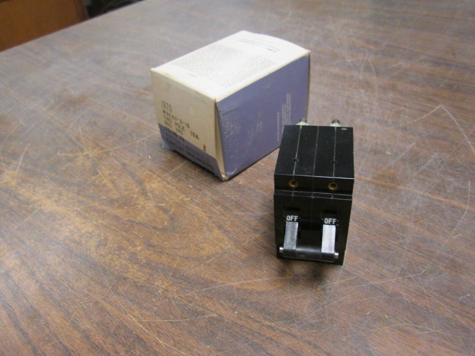 Potter & Brumfield Circuit Breaker W92X11-2-15 15A 2P 250V New Surplus