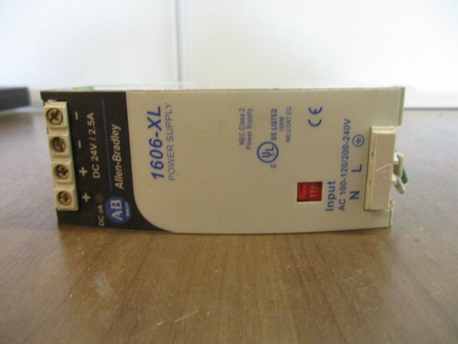 Allen-Bradley Power Supply 1606-XL60D Ser. A Output: DC 24V 2.3A Used