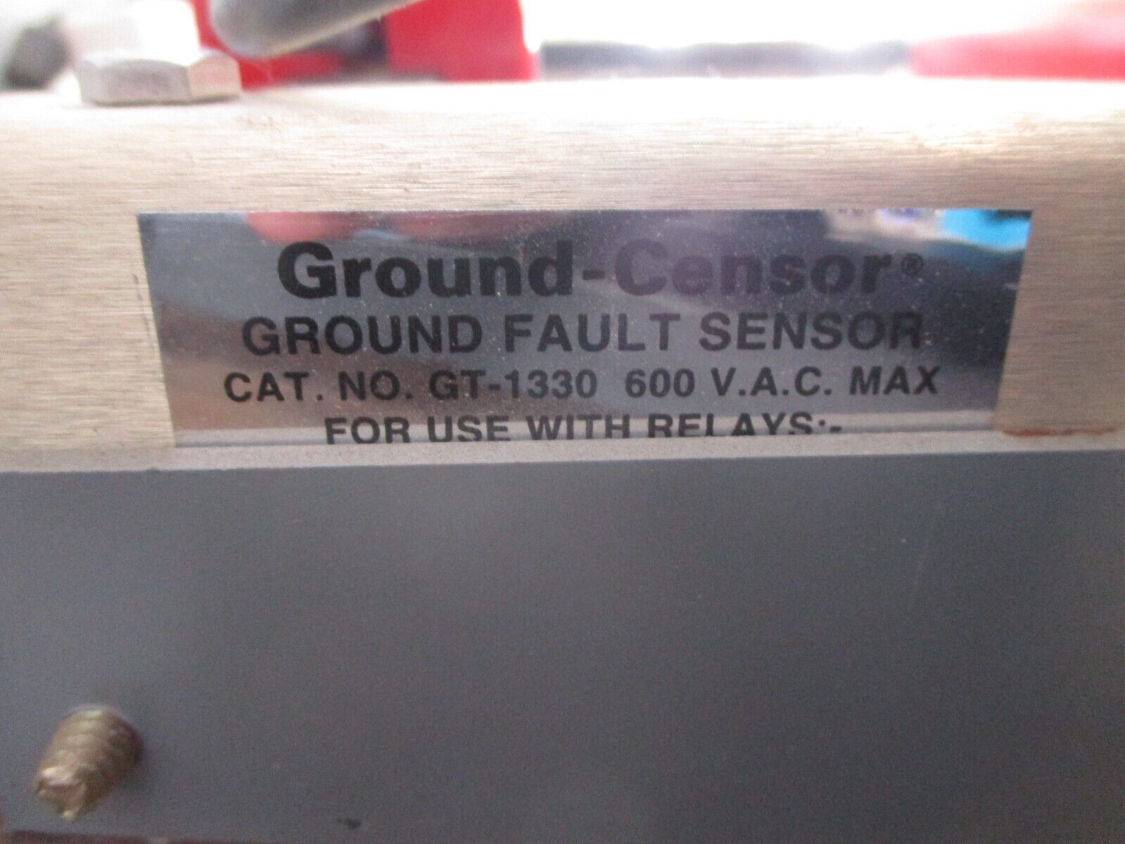 Square D Ground Fault Sensor GT-1330 600V Used