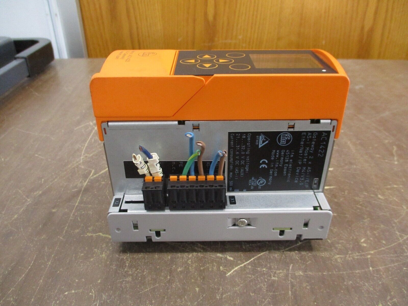 IFM AS-i Ethernet/IP Gateway AC1422 *Cracked Cover* Used