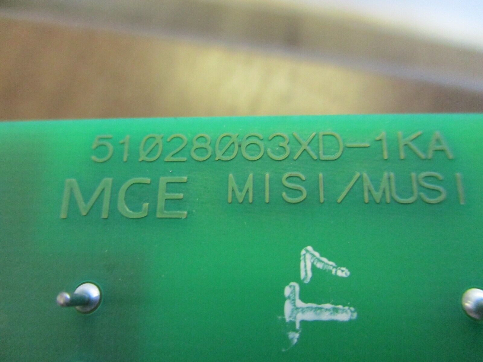 MGE MISI/MUSI Board 51028063XD-1KA Used