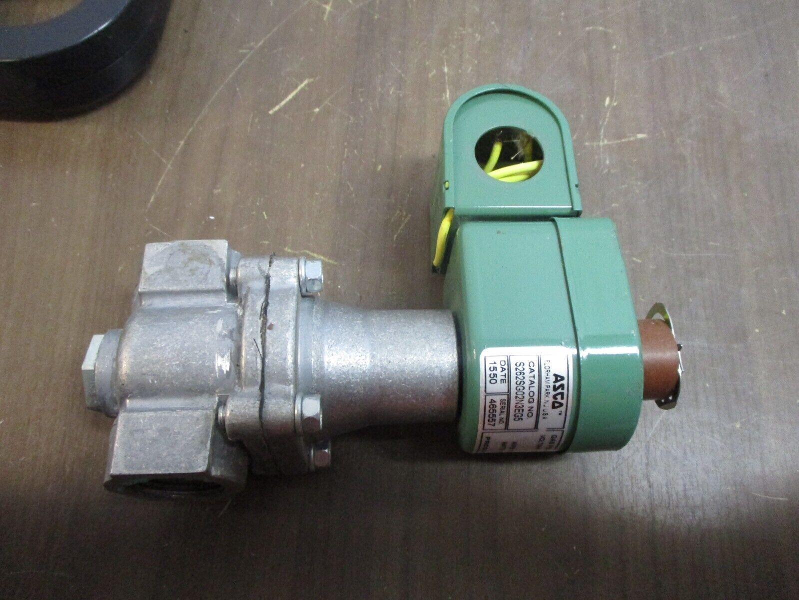 Asco Solenoid Gas Valve S262SG02N3EG5 30 PSI Max 120V 60Hz Used