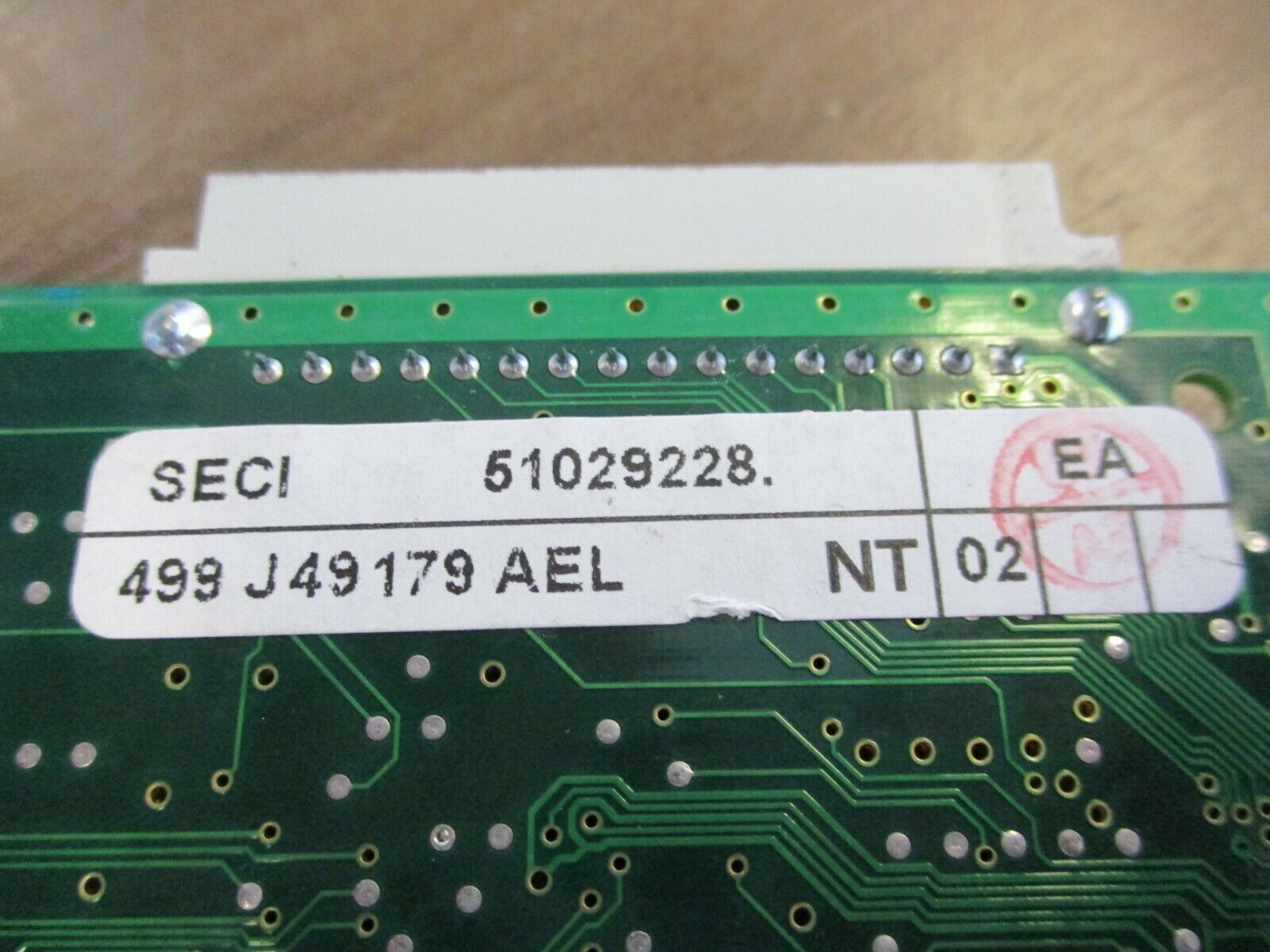 MGE SECI Alarm Relay Board 51029228 Used