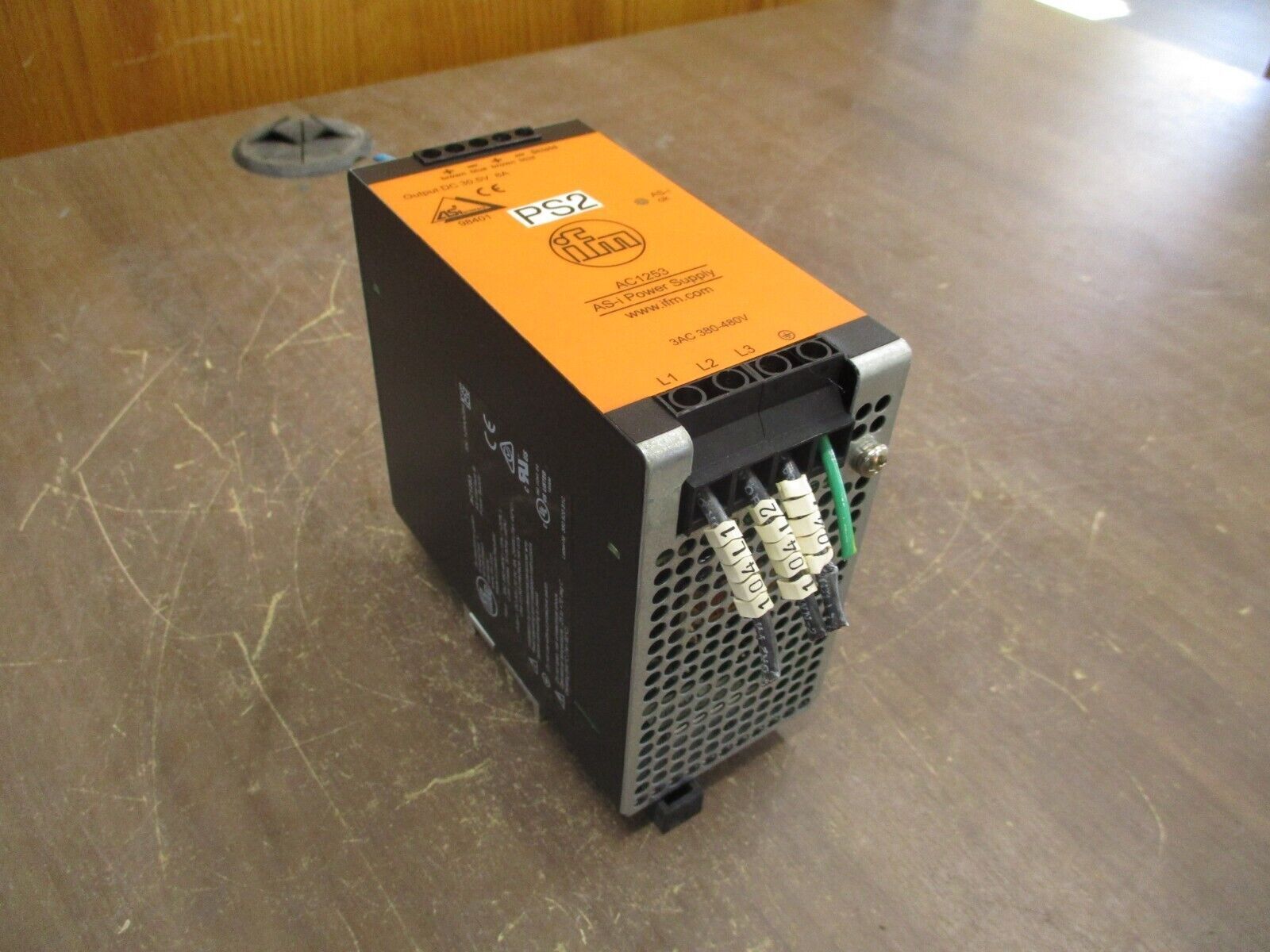 IFM AS-i Power Supply AC1253 Output: 30.5V 8A 244W Used