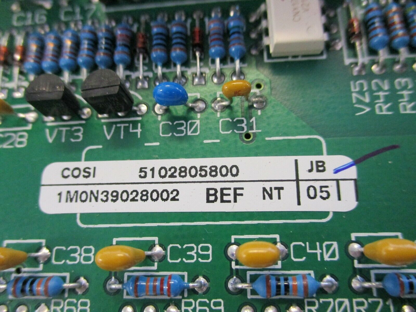 MGE COSI Control Board 51028057XD-2JA Used