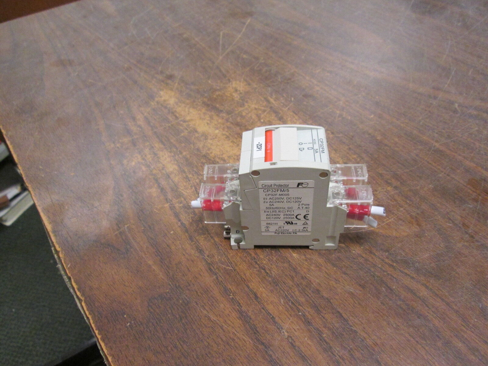 Fuji Electric Circuit Protector CP32FM/5 5A 2P 240V Used