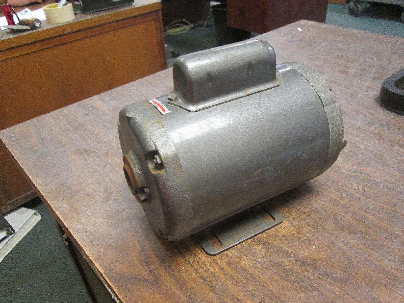 Baldor AC Motor FR: 48YZ 1/4HP 1800RPM 115/230V 4.0/2.0A 1Ph Used