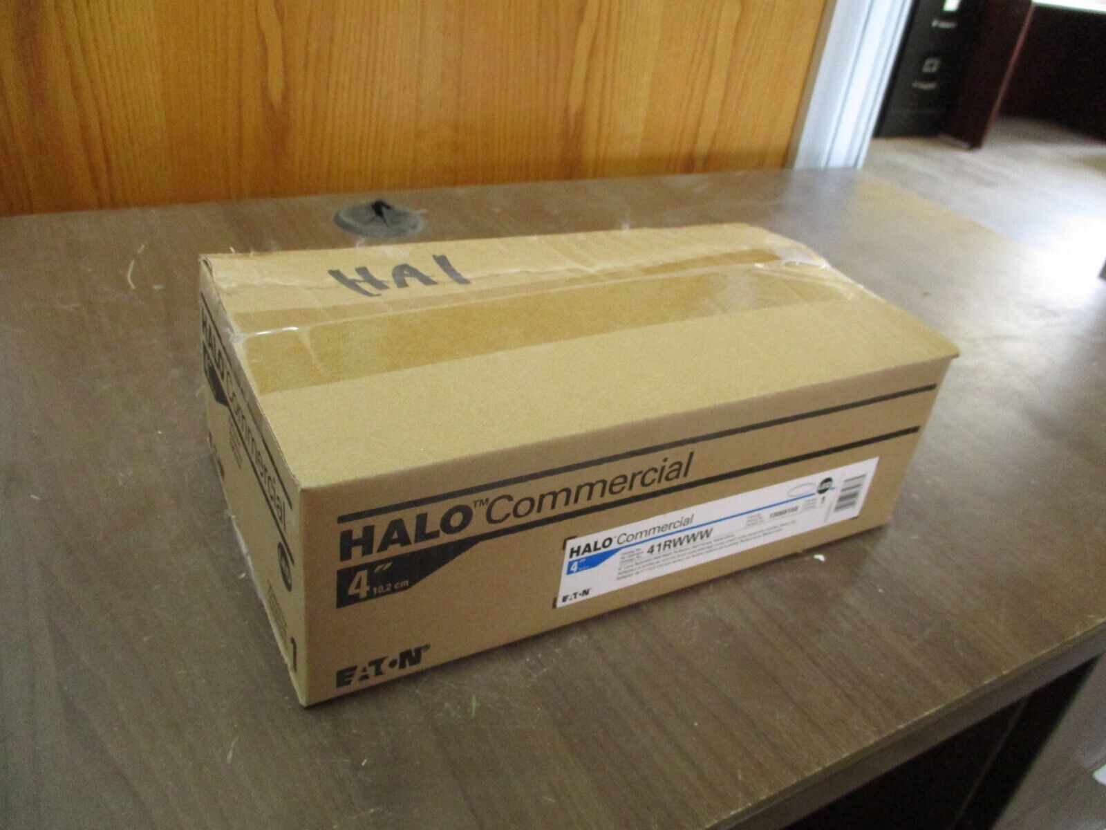 Eaton Halo Commercial Rotatable Wall Wash Reflector 41RWWW 4" Lens Self Flange