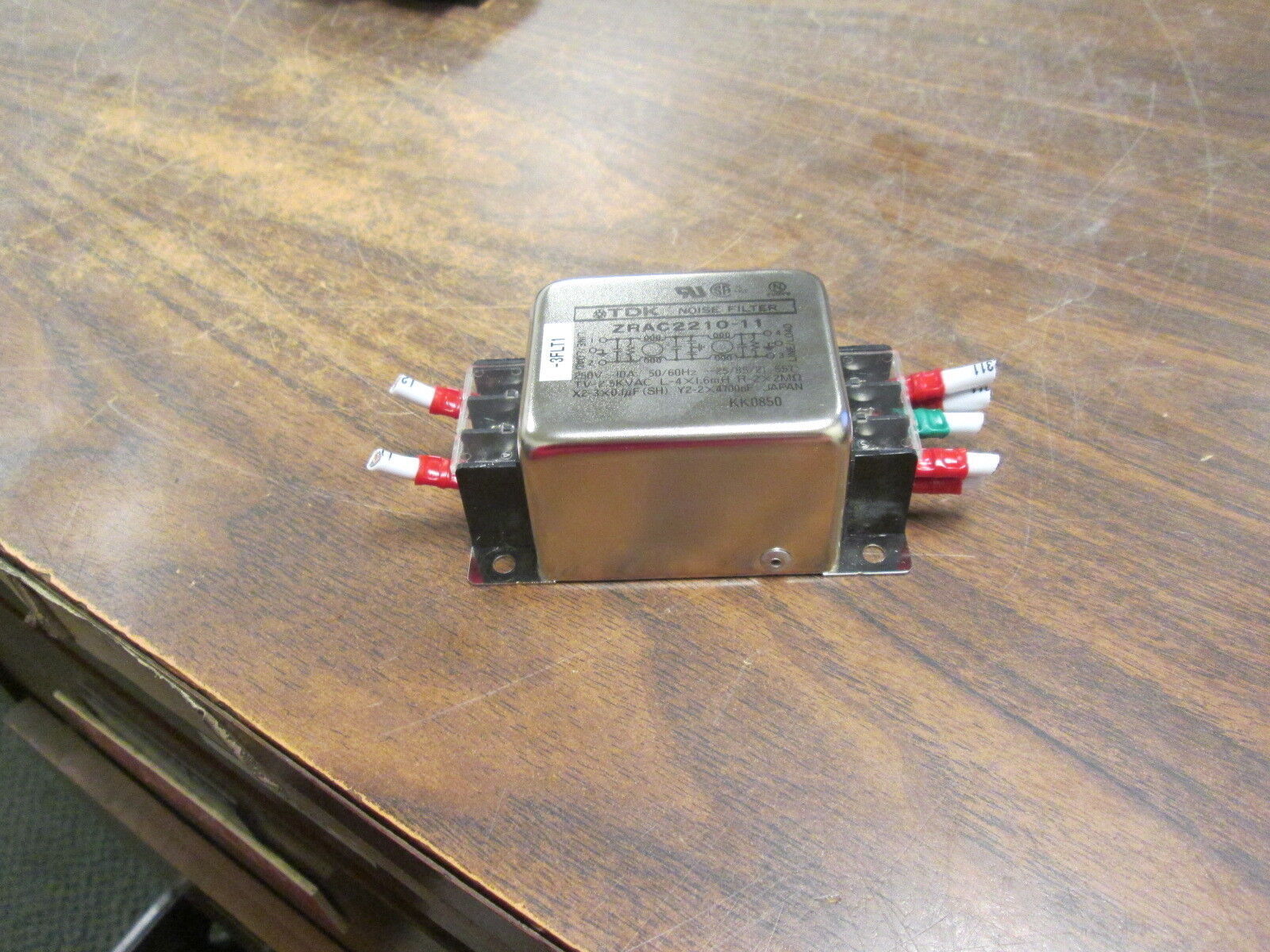 TDK Noise Filter ZRAC2210-11 250V 10A 50/60Hz Used