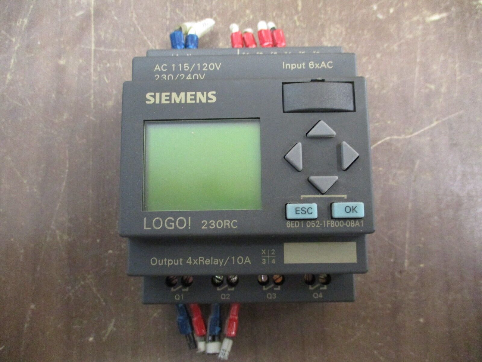 Siemens LOGO! 230RC Logic Module 6ED1 052-1FB00-0BA1 115/120V 230/240V Used