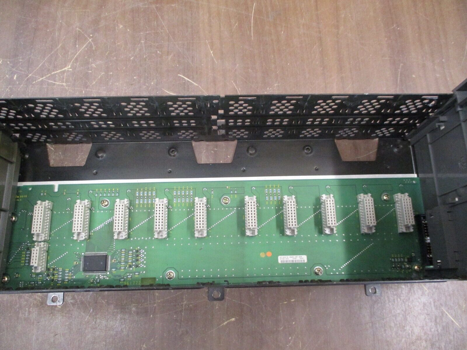 Allen-Bradley SLC 500 PLC Rack w/ Power Supply 1746-A10/1746-P2 10-Slot Used