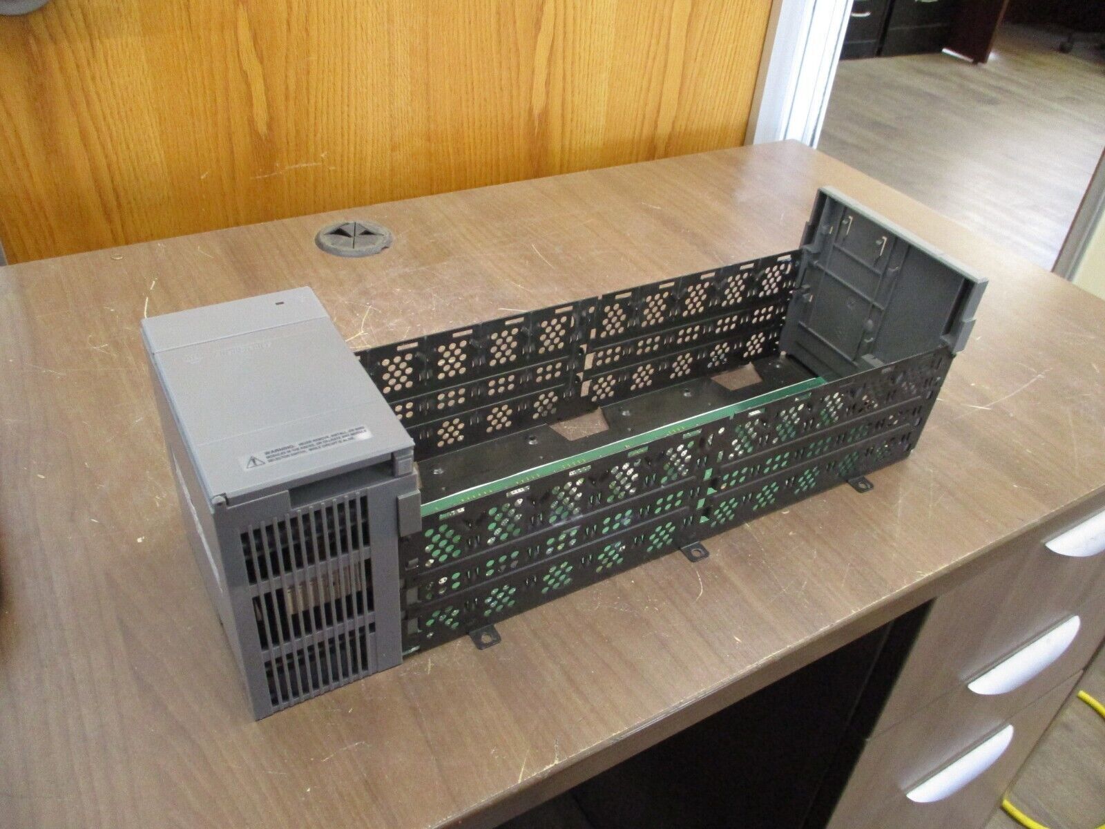 Allen-Bradley SLC 500 PLC Rack w/ Power Supply 1746-A10/1746-P2 10-Slot Used