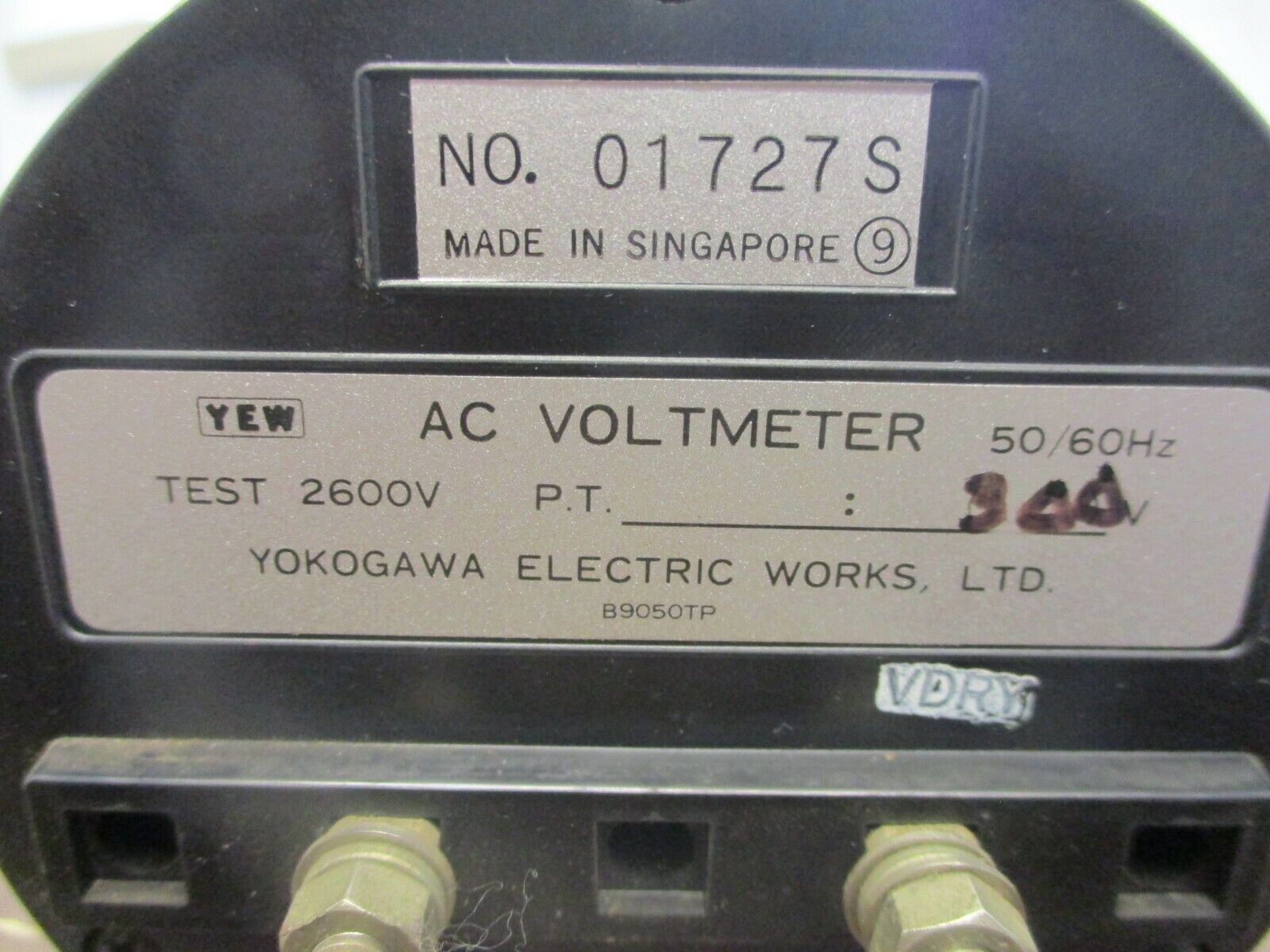 Allen-Bradley AC Voltmeter YP976046001 Range: 0-300V Used