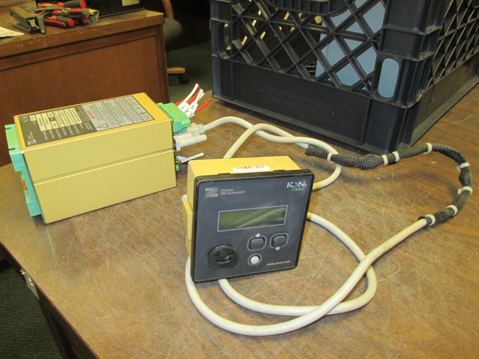 Power Measurement 7350 ION Meter P7350R3B0B0E0A0A 95-240V 0.3A 47-440Hz Used