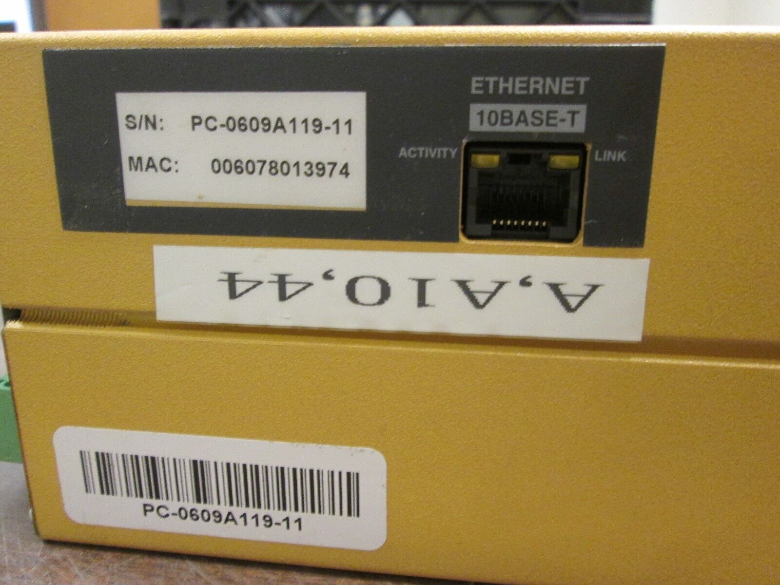 Power Measurement 7350 ION Meter P7350R3B0B0E0A0A 95-240V 0.3A 47-440Hz Used