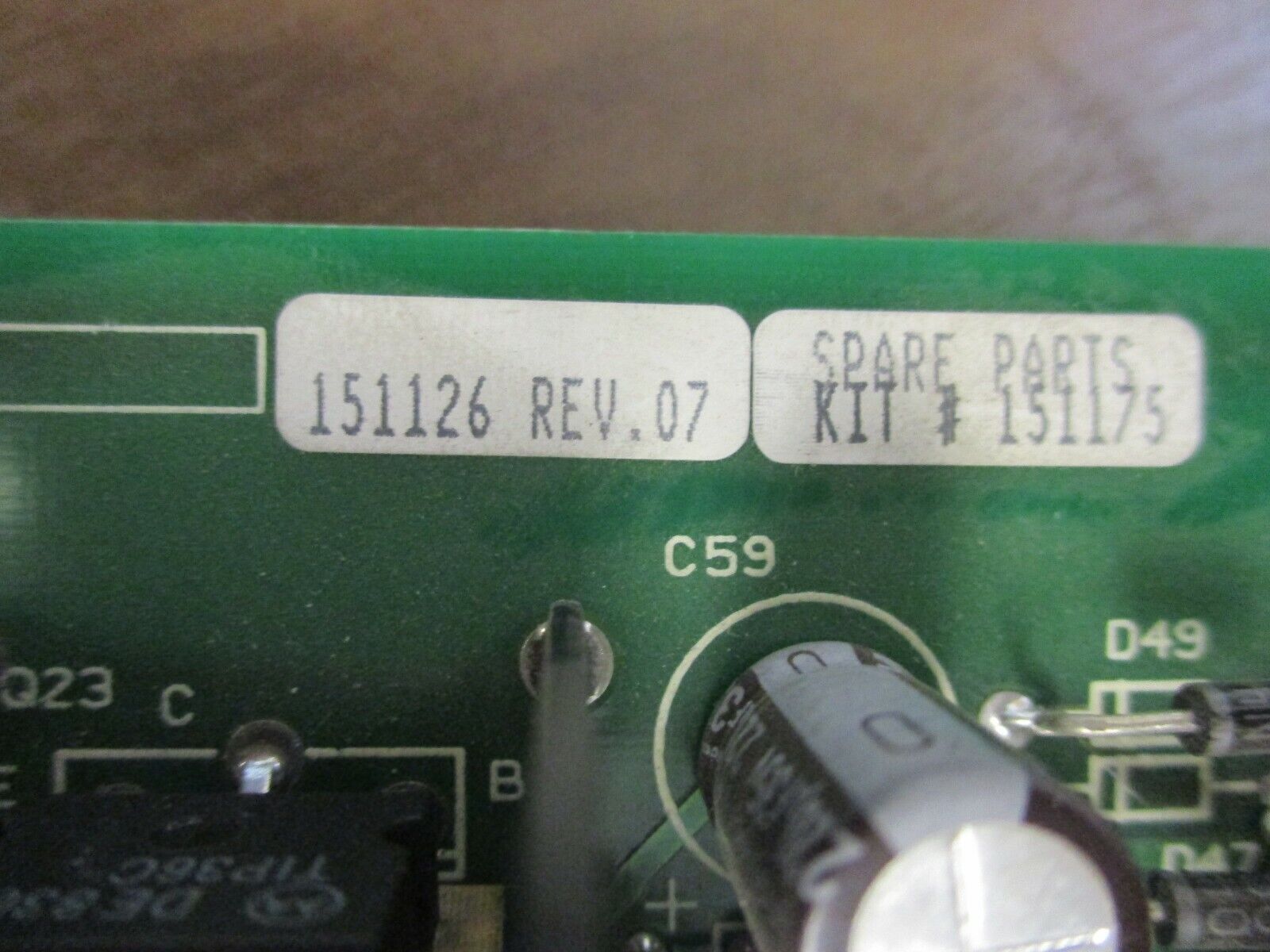 Allen-Bradley Power Supply Board 151126 Rev. 07 Used
