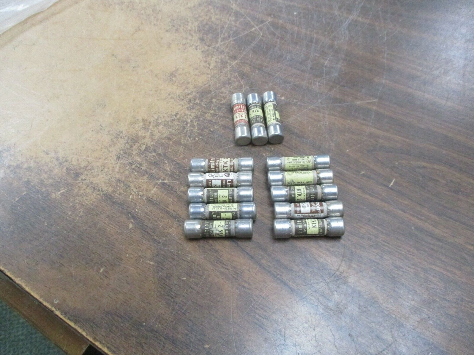Bussmann Limitron Fuse KTK-2 2A 600V *Lot of 13* Used