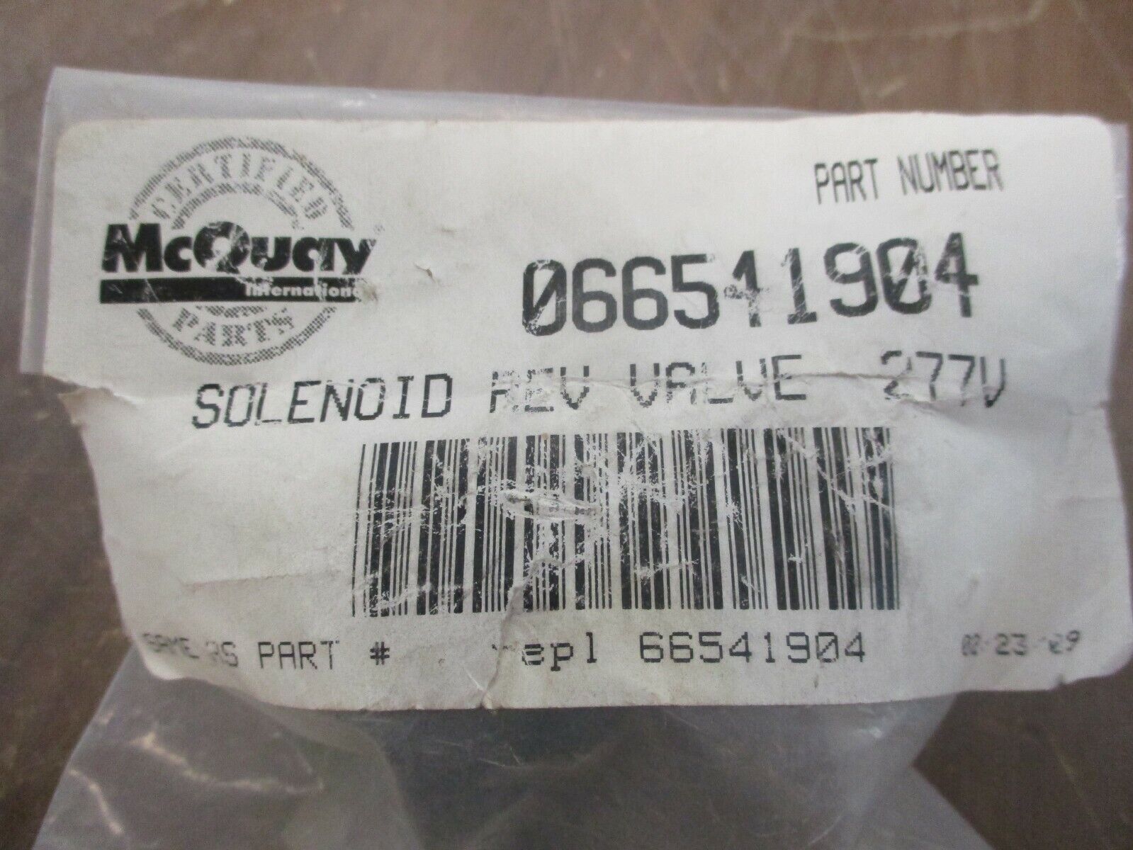 McQuay Solenoid Reversing Valve Coil 066541904 277V New Surplus