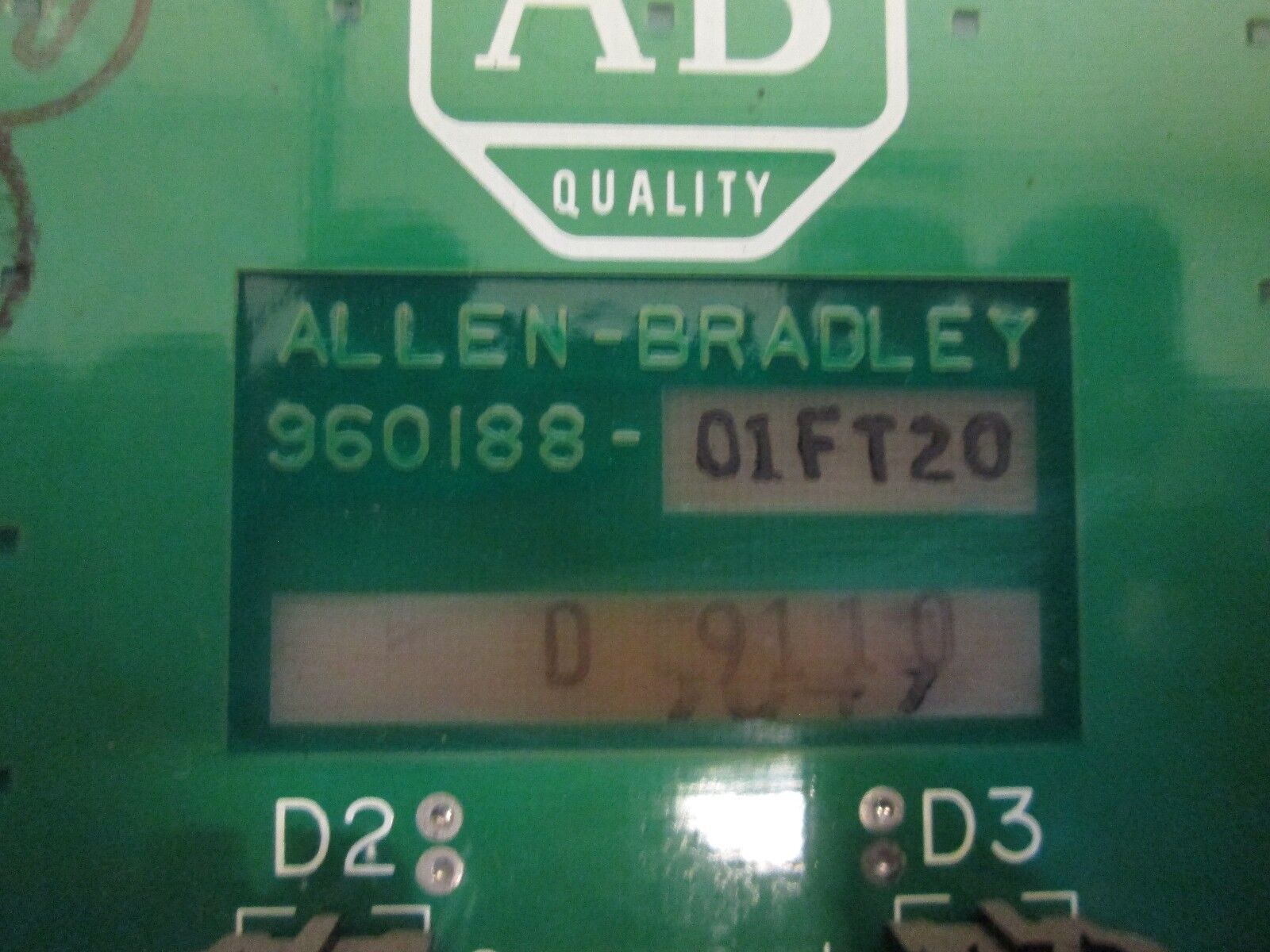 Allen-Bradley I/O Chassis 1771-A2B 8-Slot Used