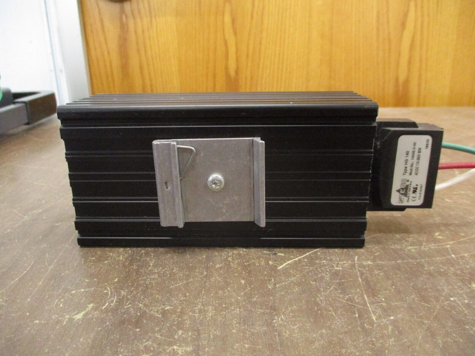 Stego Type HG 140 Enclosure Heater 14005.0-00 110-250V AC/DC 60W Used