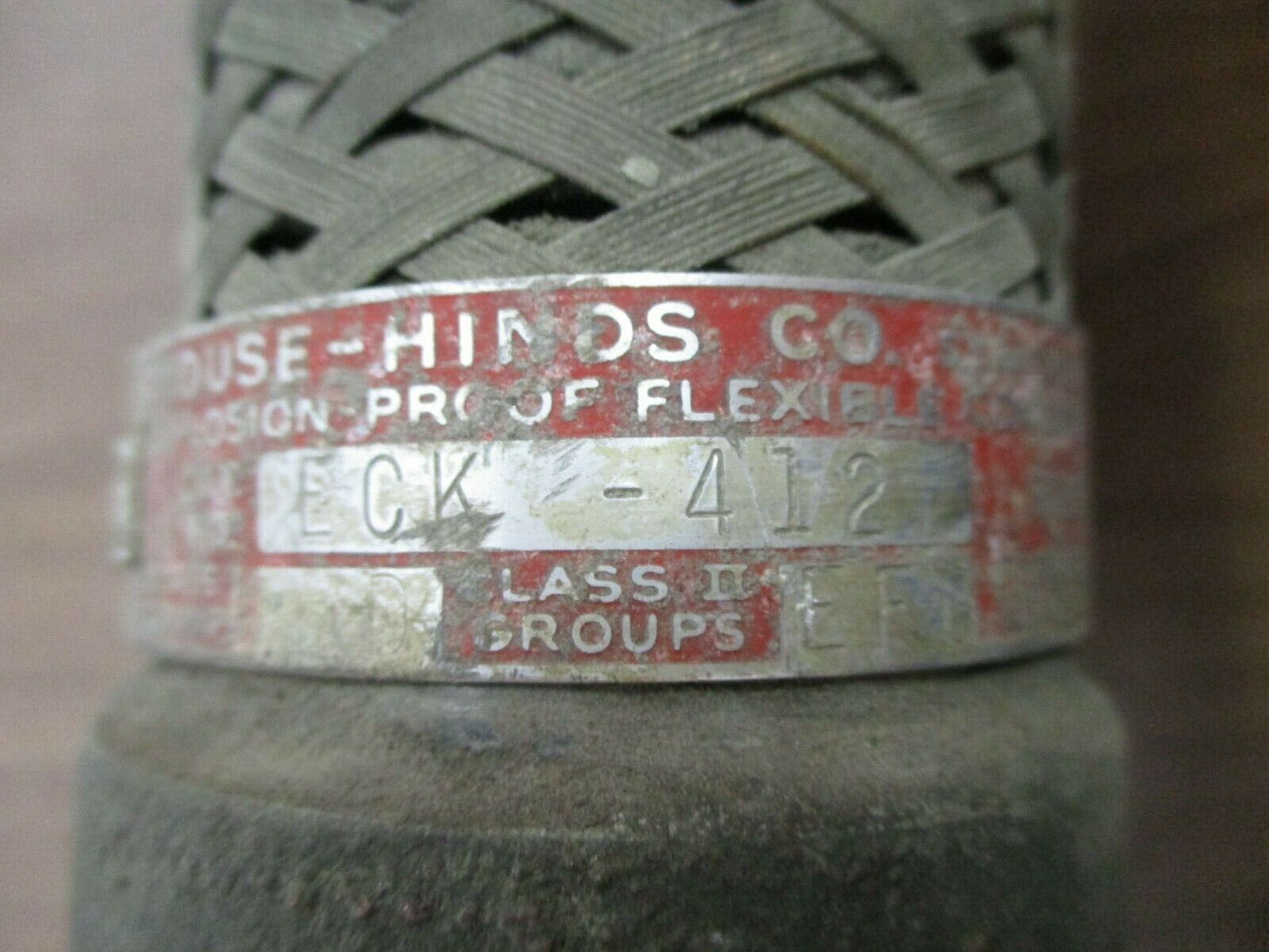 Crouse-Hinds Explosion Proof Flexible Conduit ECK-412 Size: 1 1/4" Used