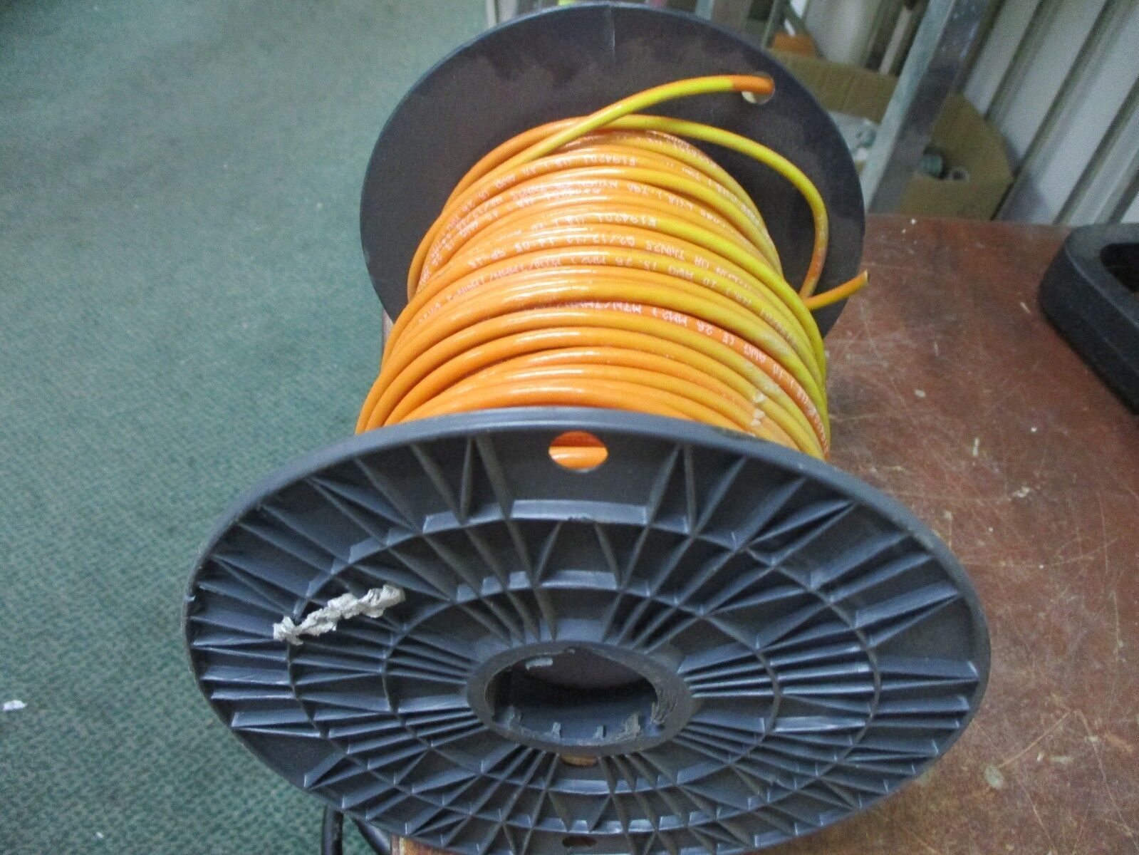 United Copper 10 AWG Wire GR11 VW-1 600V Orange Length: Approx 137Ft New Surplus