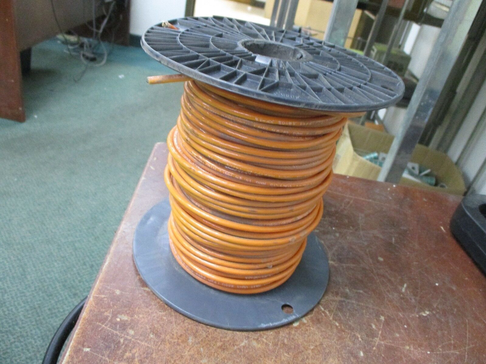 United Copper 10 AWG Wire GR11 VW-1 600V Orange Length: Approx 137Ft New Surplus