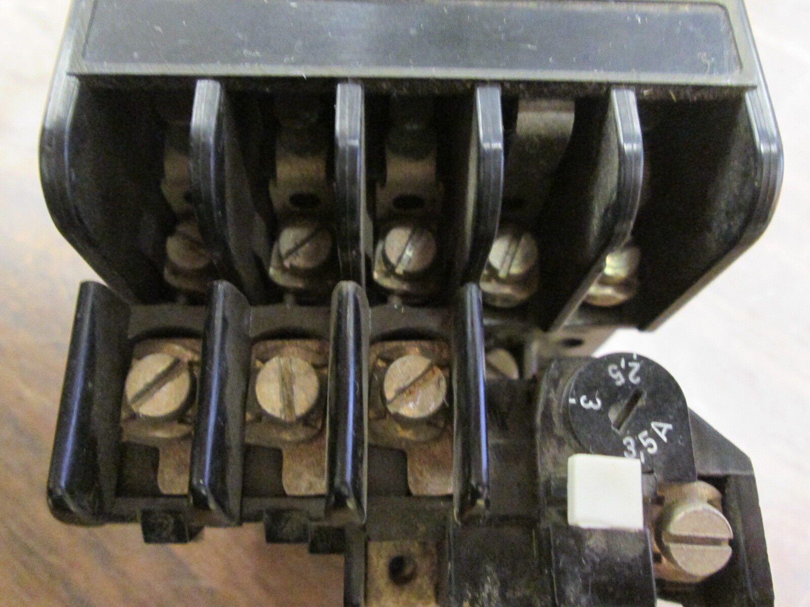 Allis-Chalmers Size 00 Starter GC-00 DC0 / 3ZA4041-8AL00 10A 600V Range:2.5-3.5A