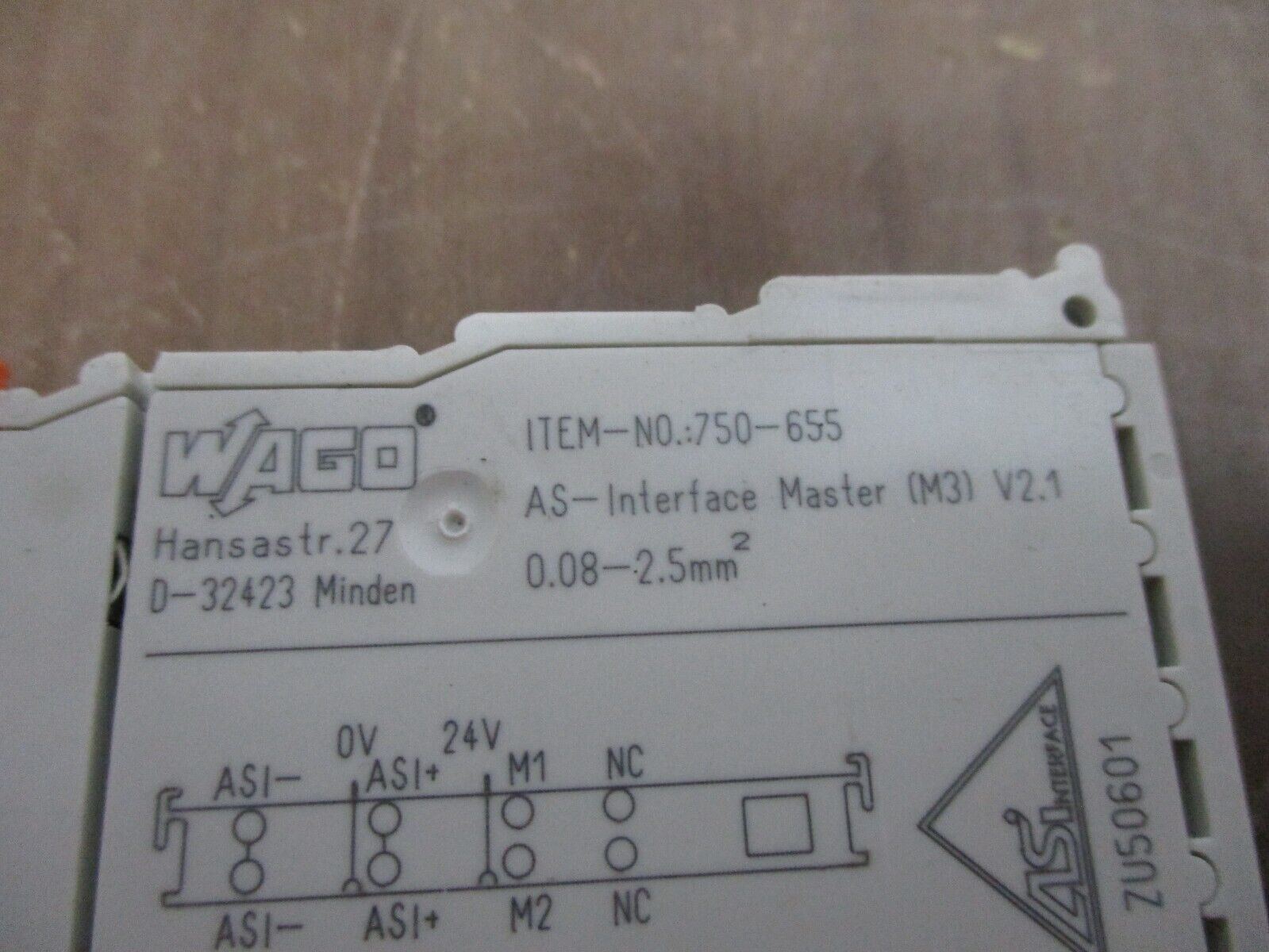 Wago AS-Interface Master Module 750-655 (M3) V2.1 Used
