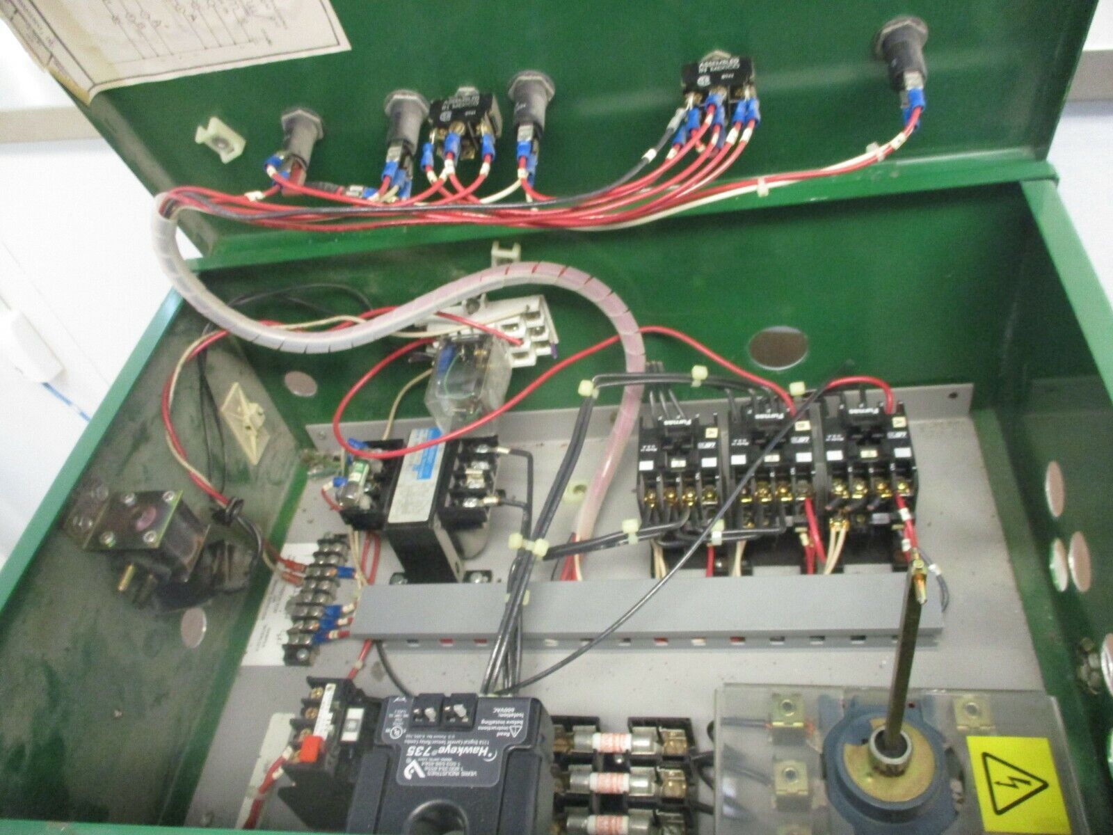 CPI Air Handling Control Cabinet VA-135D-MS 7.5HP 460V 3Ph 60Hz 10.7A Used