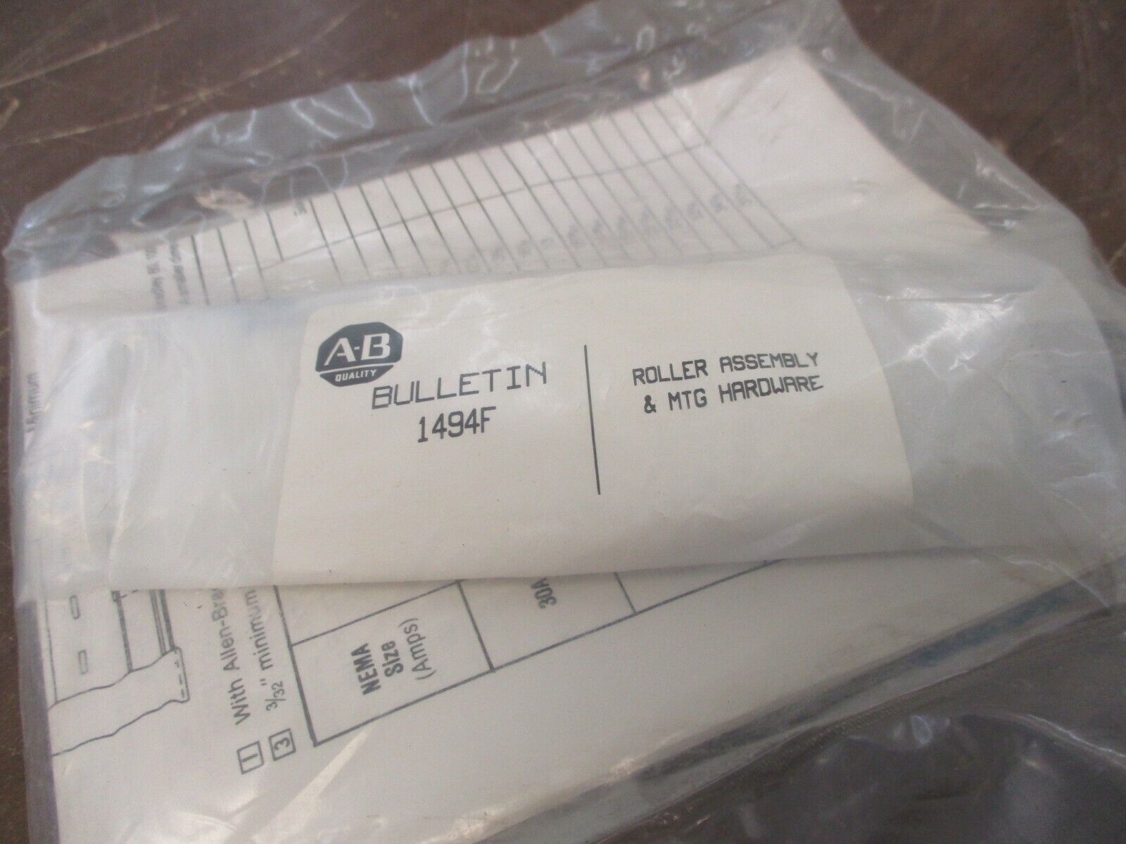 Allen-Bradley Door Hardware Kit 1494F-L3 Ser. A Locking *Side Only* New Surplus
