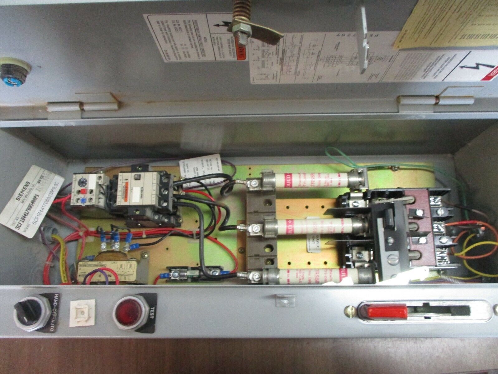 Fusible Size 1 Siemens Combination SCF1B4417A85400P1 Mod #: SCF1B441708521BP1L0C