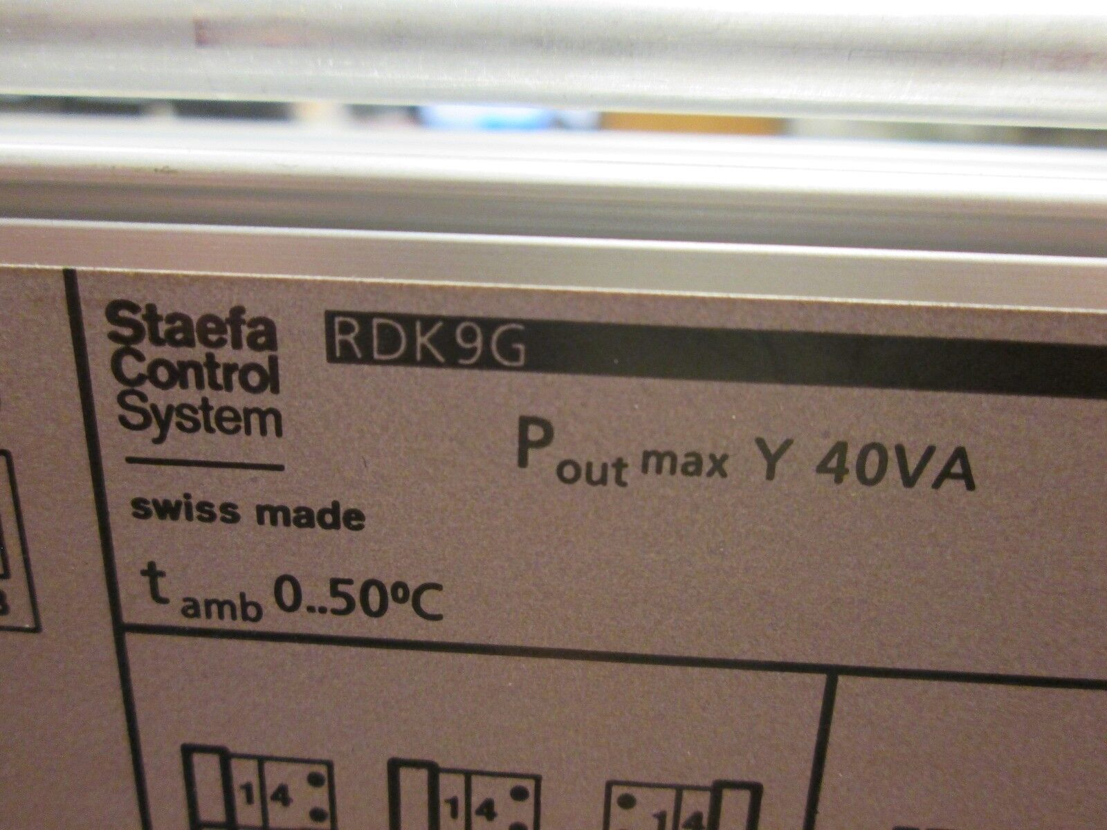 Staefa Control System Control Board RDK9G 24V 50/60Hz Used
