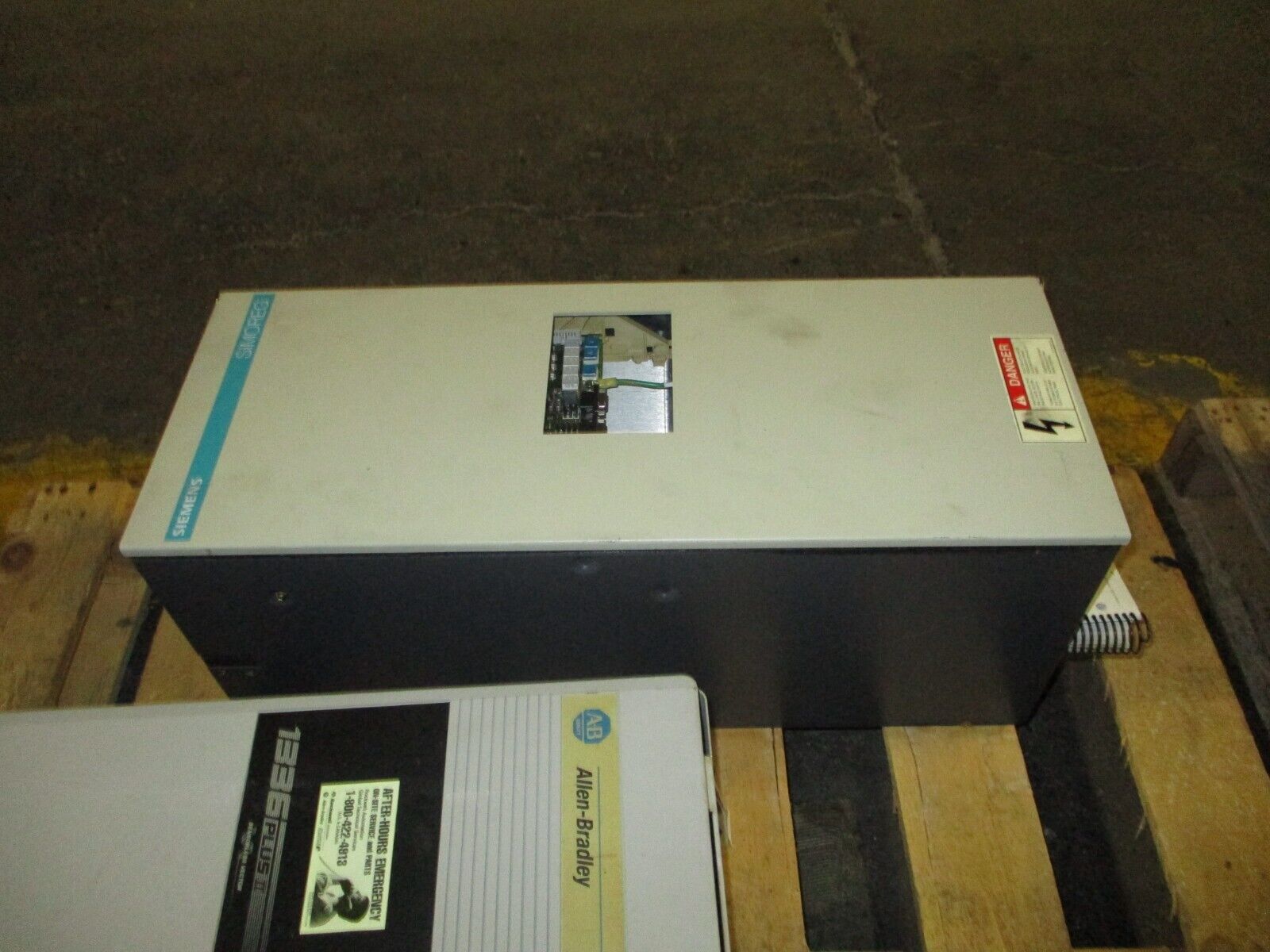 Siemens SIMOREG Microprocessor DC Drive A1-116-250-509 Iss. 04 *No Keypad* Used