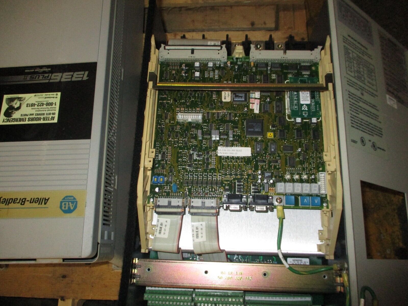Siemens SIMOREG Microprocessor DC Drive A1-116-250-509 Iss. 04 *No Keypad* Used
