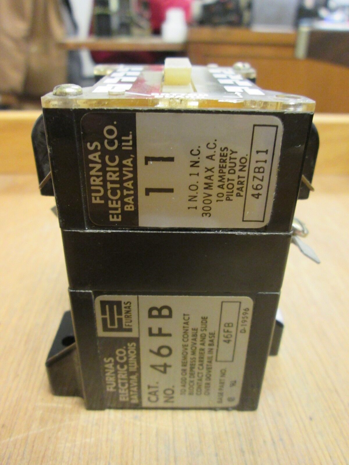 Furnas Contact F6FB 1 1 120V Coil Used