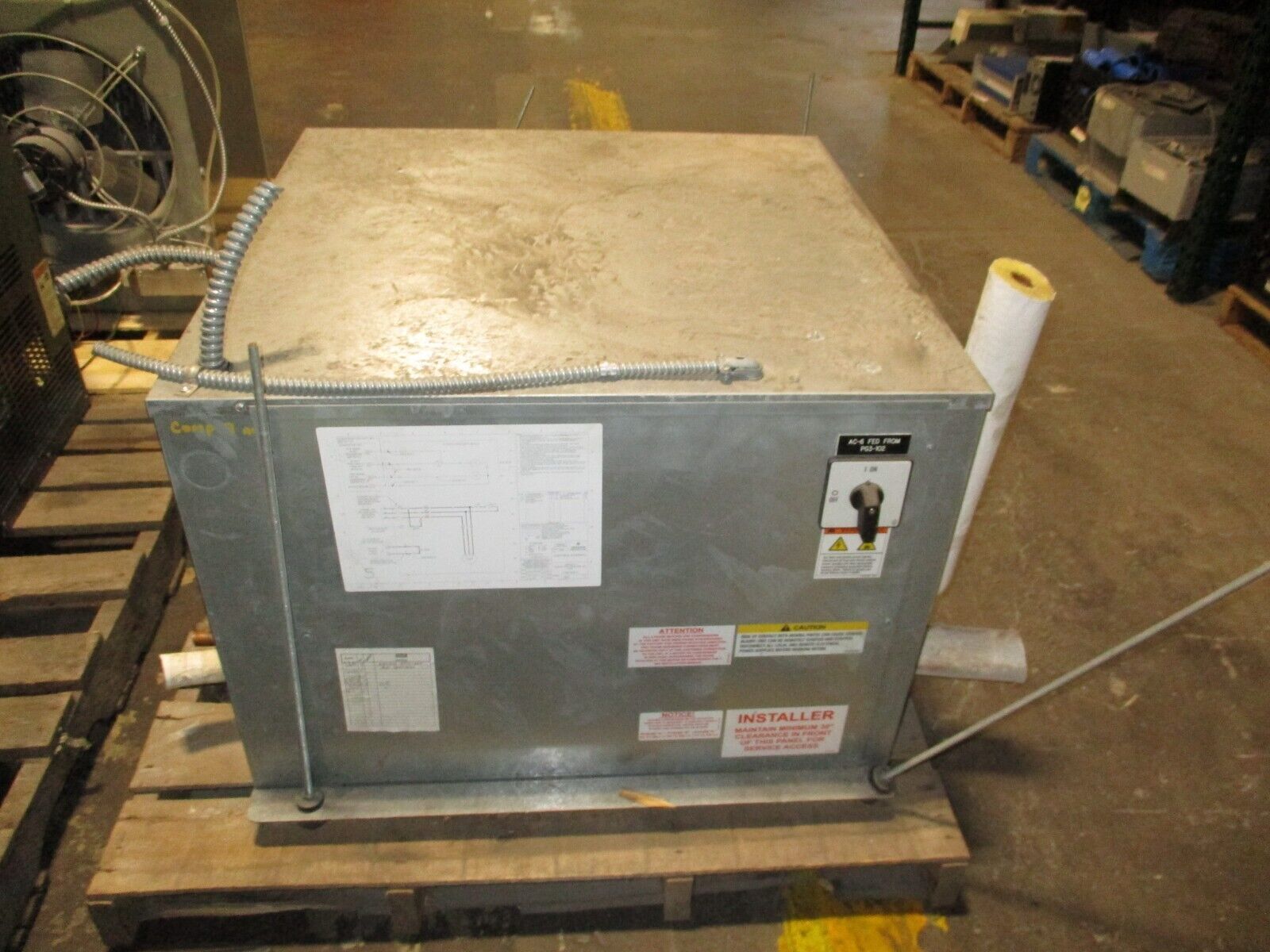 Liebert Mini-Mate Room Cooler MCD69W3AH7 460V 3Ph 60Hz Used