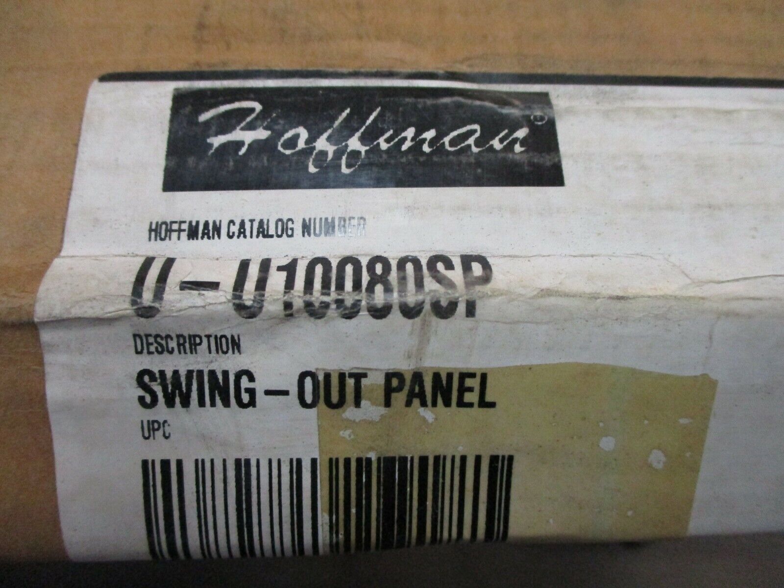 Hoffman Swing-Out Panel U-U10080SP Fits: 1000x800 White 1025x825 Steel