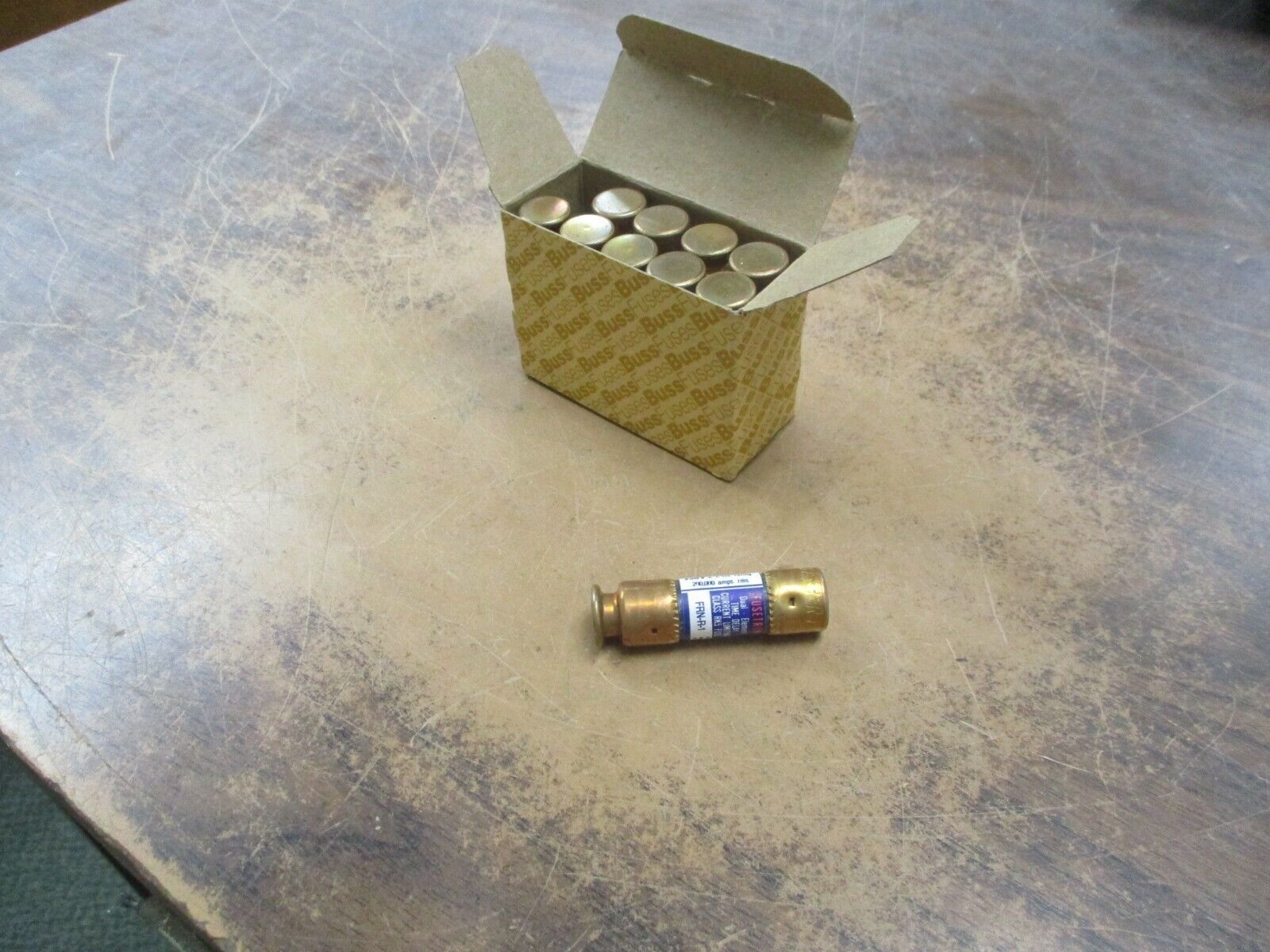 Bussmann Fusetron Fuse FRN-R-1 1A 250V *Box of 10* New Surplus
