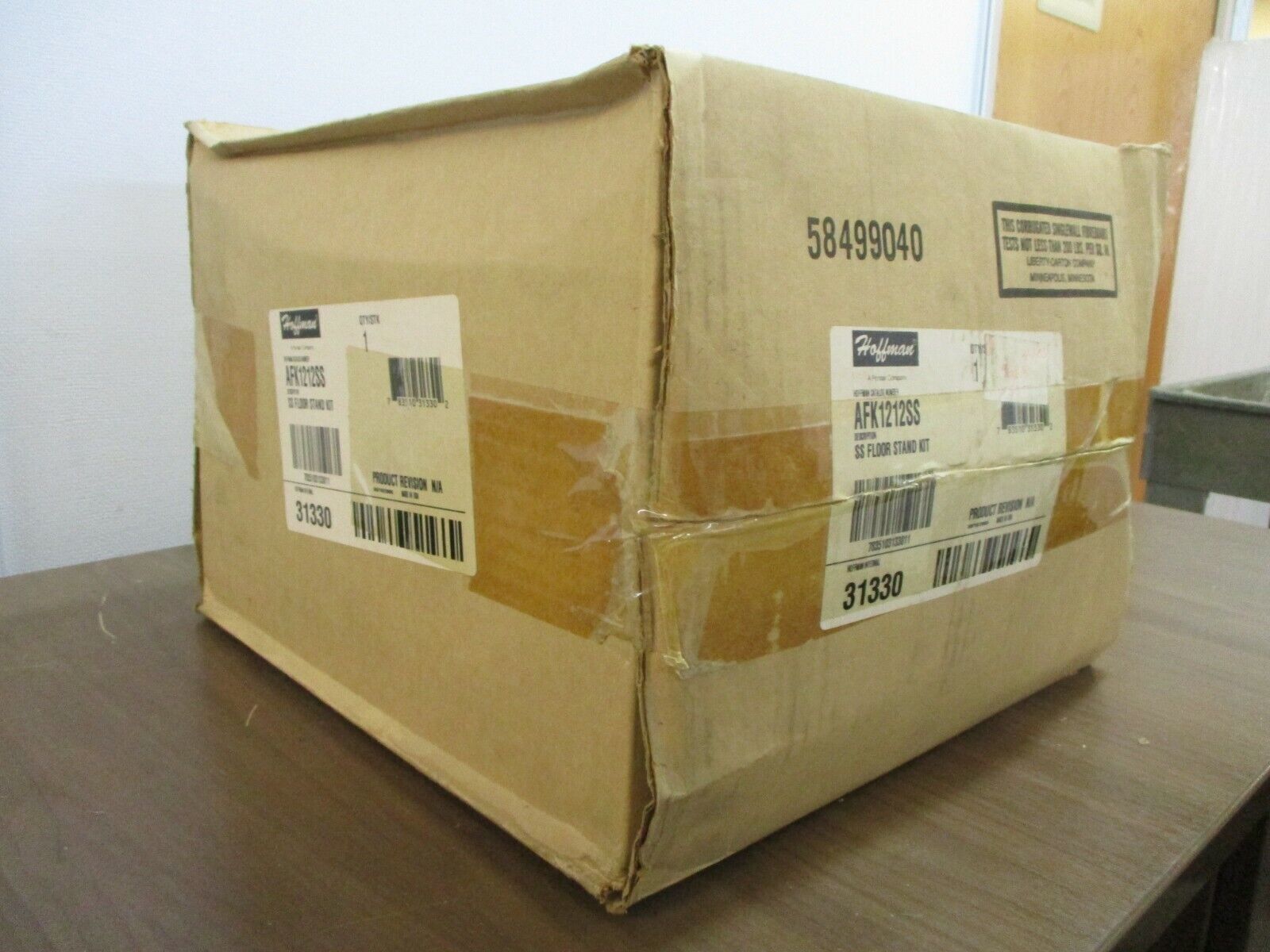 Hoffman Stainless Steel Floor Stand Kit AFK1212SS Size: 12x12" New Surplus