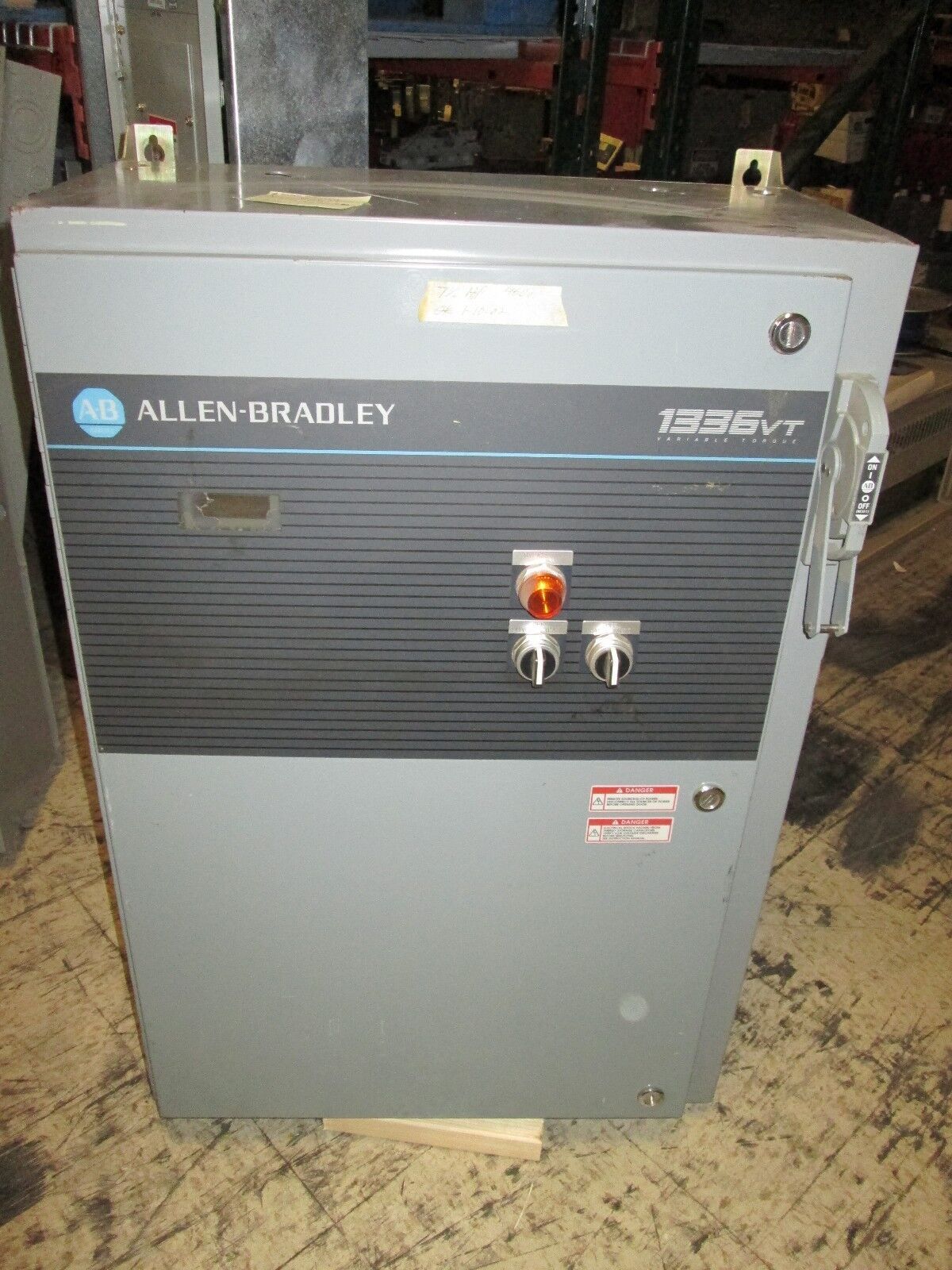 Allen-Bradley 1336VT AC Drive w/ Bypass 1336VT-B007-EON-L3-S1 7HP