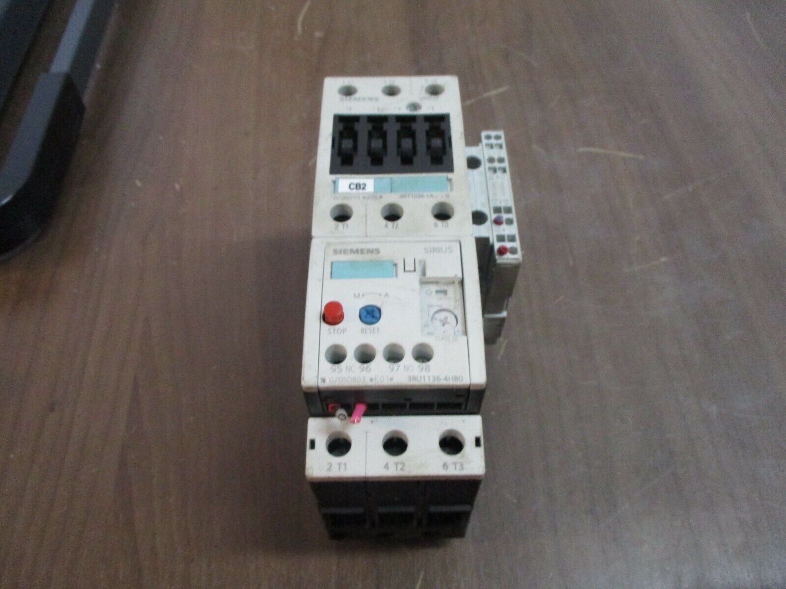 Siemens Sirius Starter 3RT1035-1A..0 / 3RU1136-4HB0 24V Coil Trip: 40-50A 600V