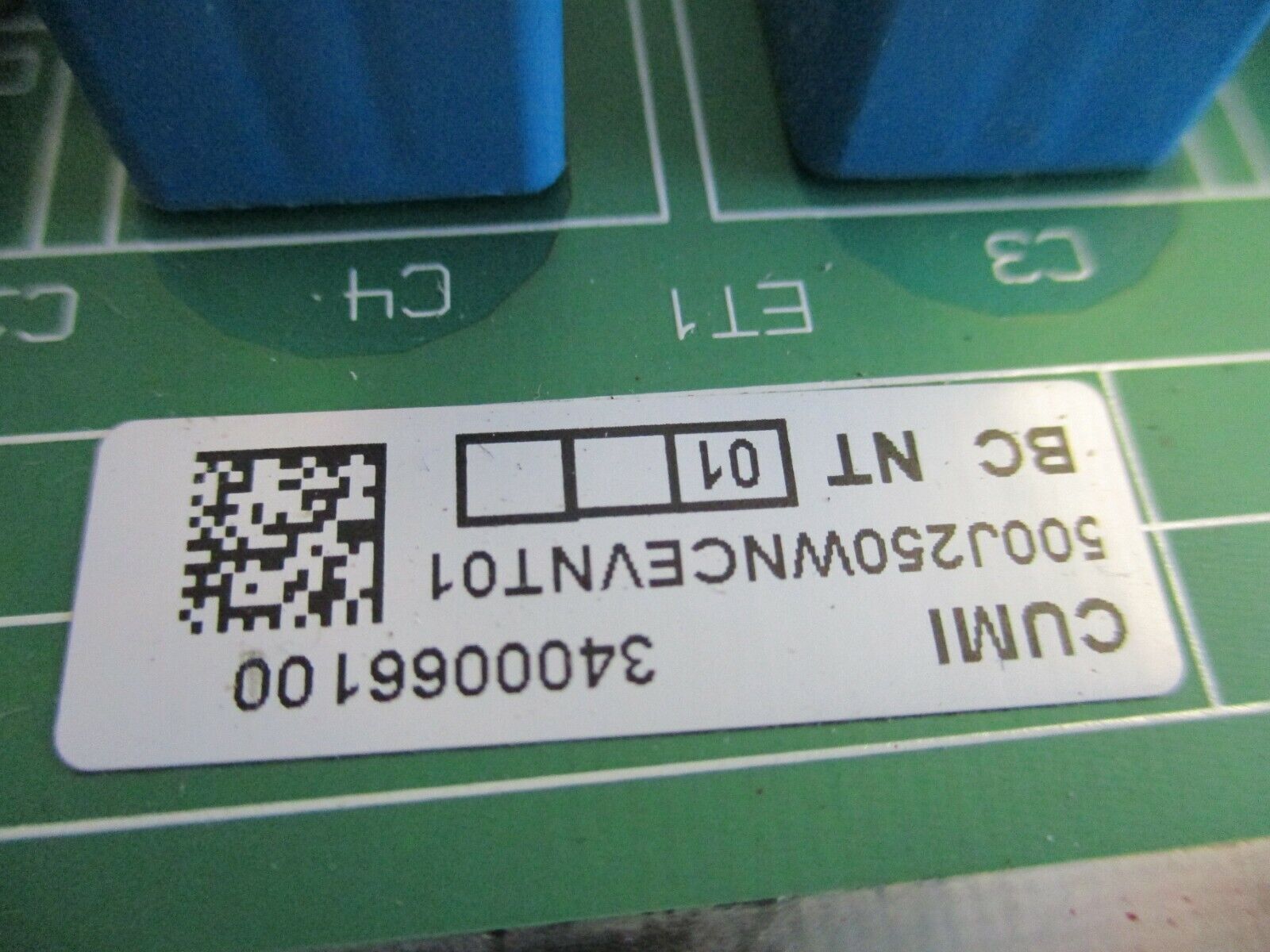 MGE Relay CUMI Board 34000660XD-2BA Used