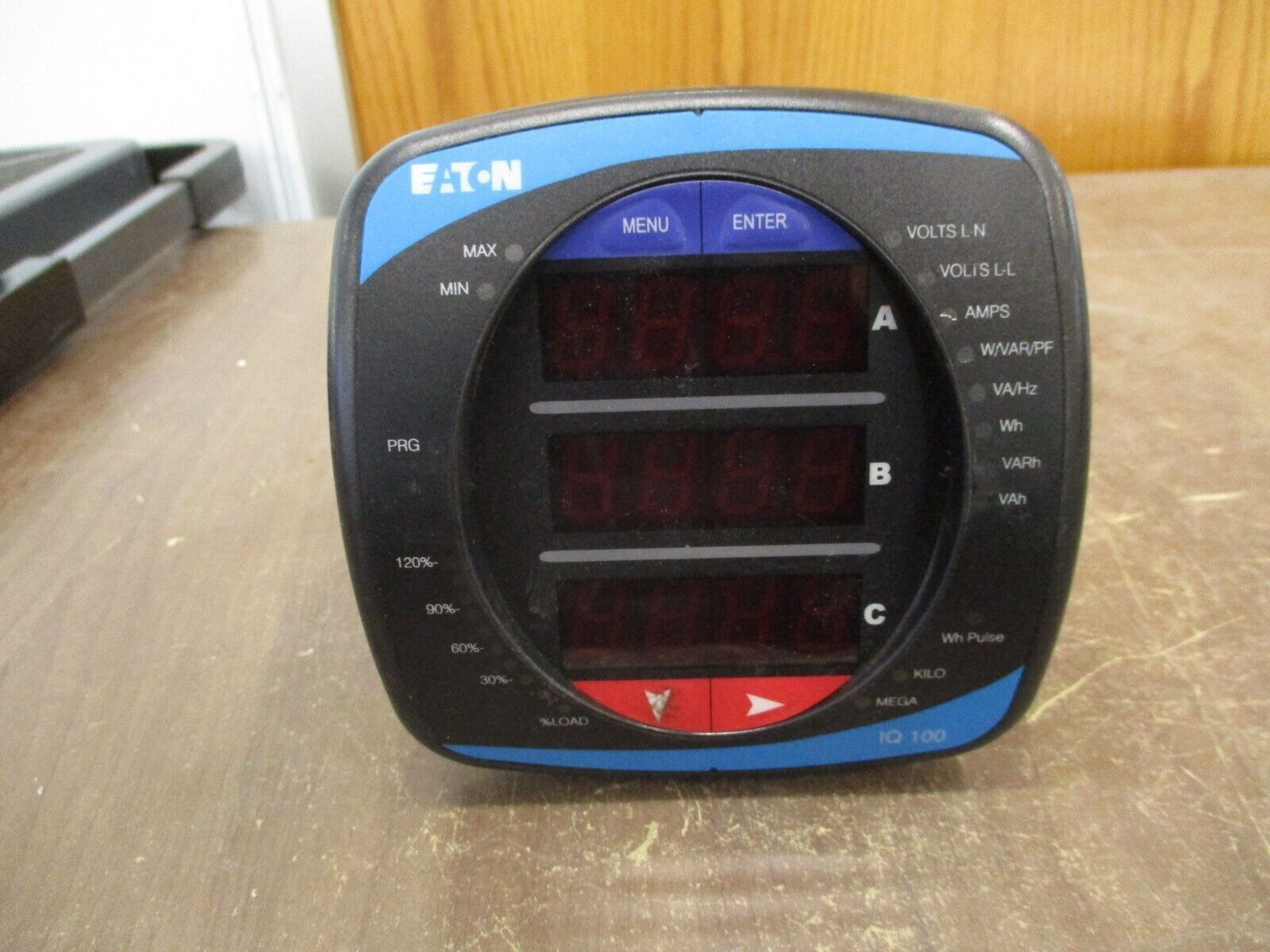 Eaton IQ 100 Power Meter IQ150MA6511 90-265VAC 100-370VDC Used
